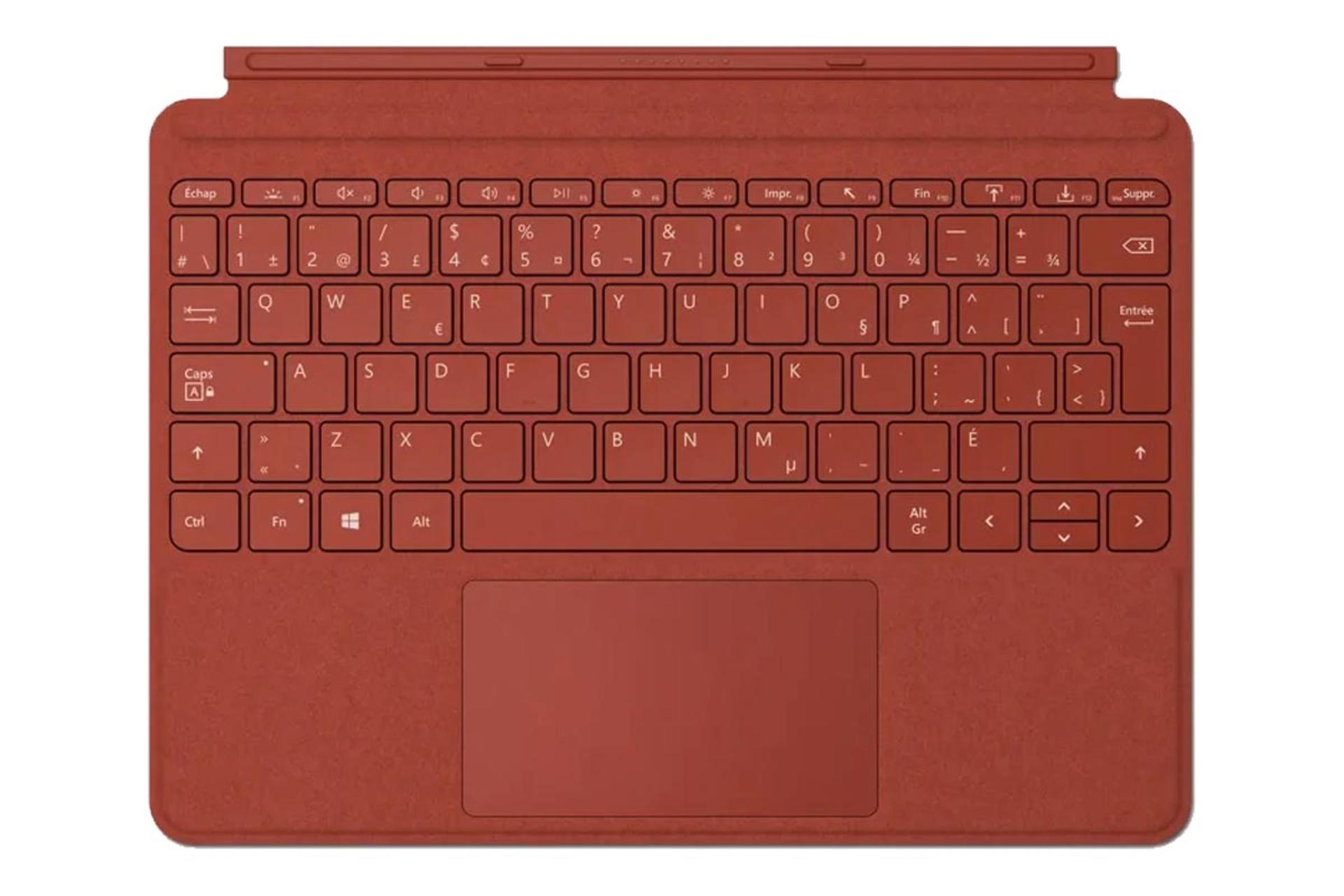 کیبورد مایکروسافت Surface Go Signature Keyboard رنگ قرمز