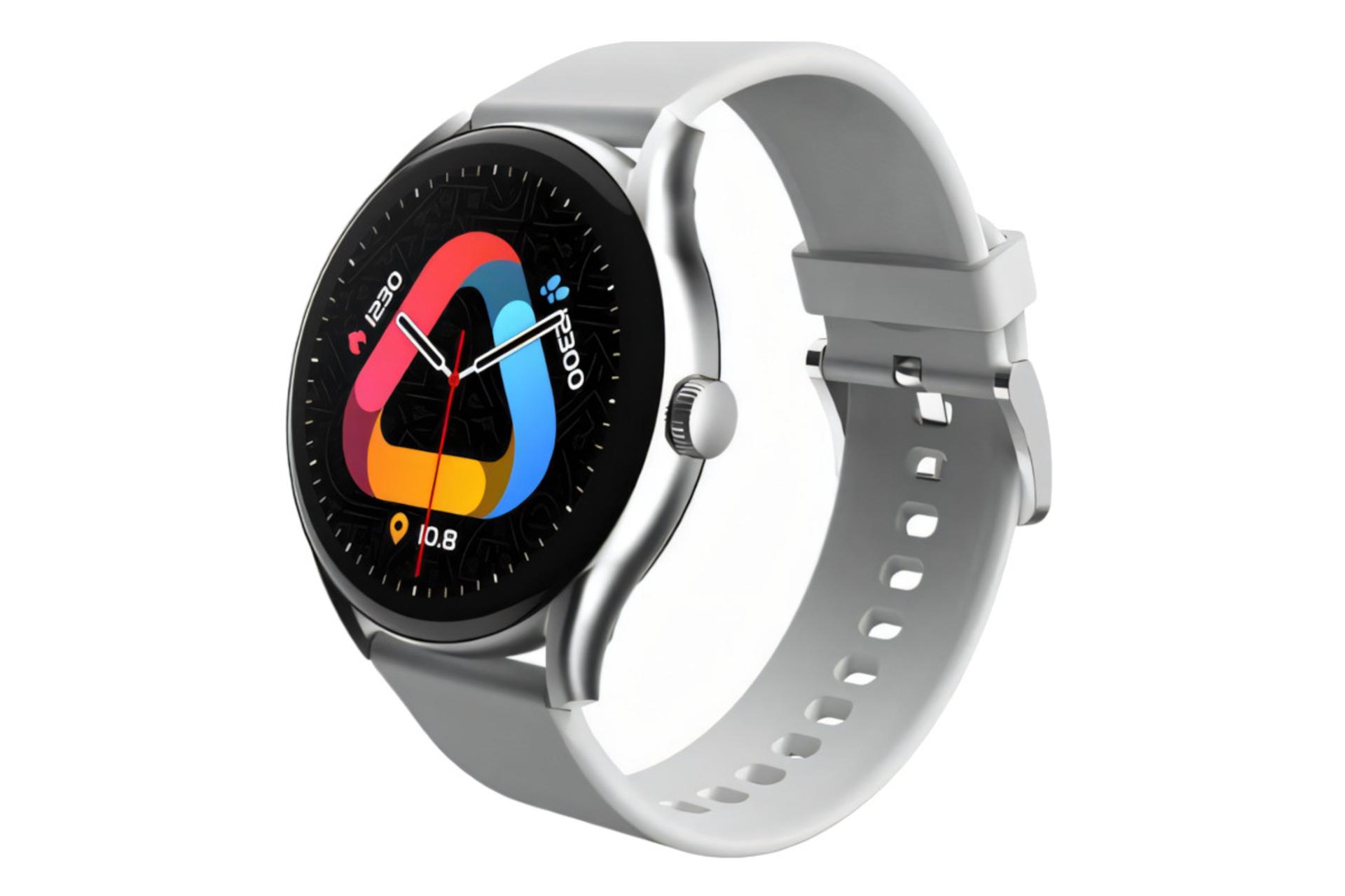 ساعت هوشمند کیو سی وای QCY Watch GT نقره ای