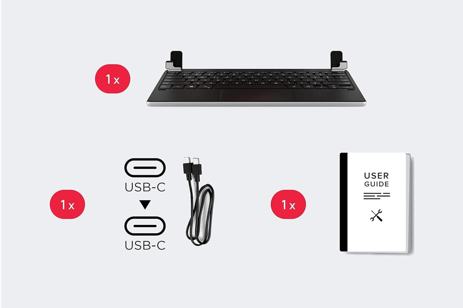 اقلام همراه کیبورد بریج +MS Surface 12.3 Pro