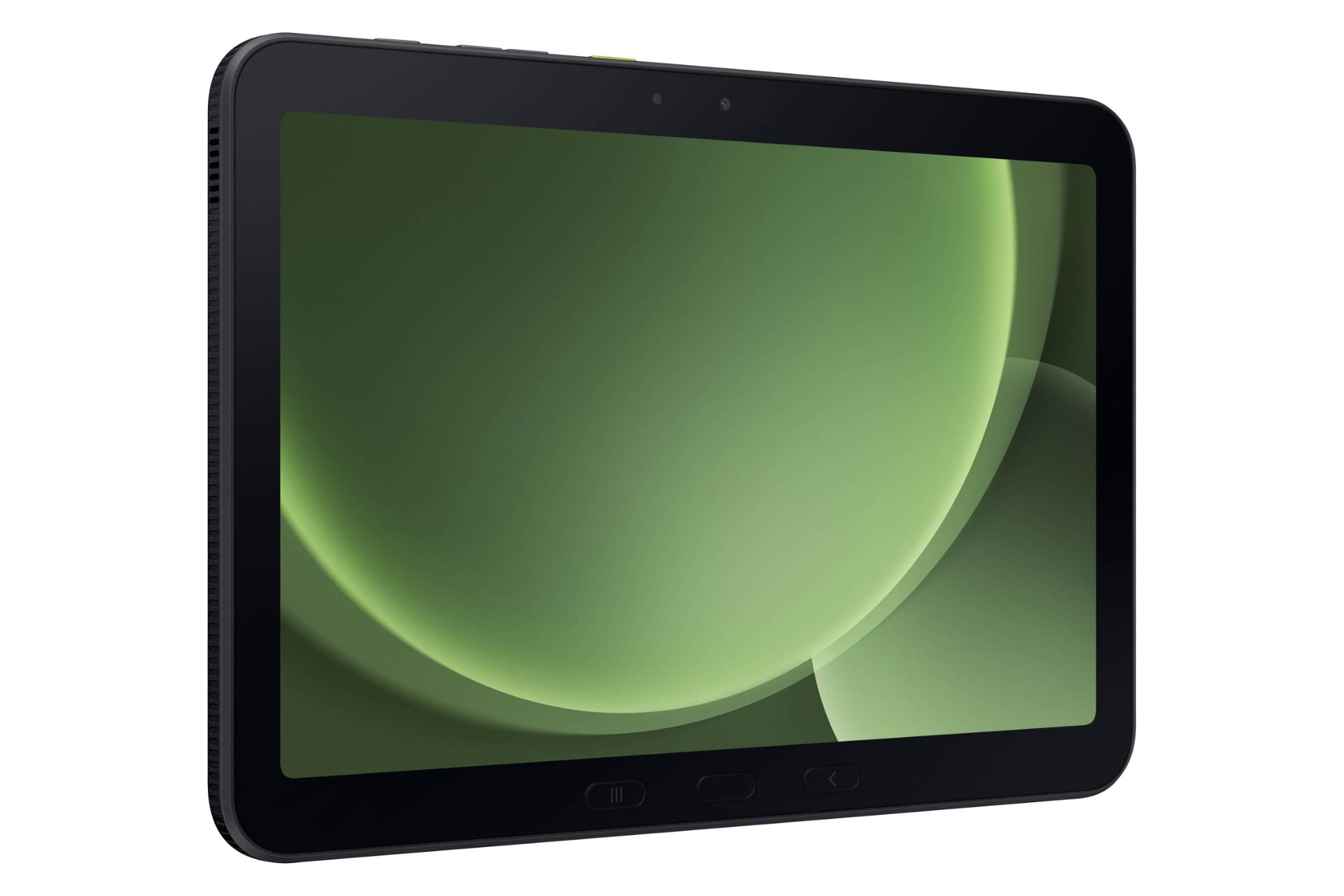 نمای نیمرخ پنل جلوی تبلت گلکسی تب اکتیو 5 پرو سامسونگ / Samsung Galaxy Tab Active5 Pro با نمایش لبه سمت چپ