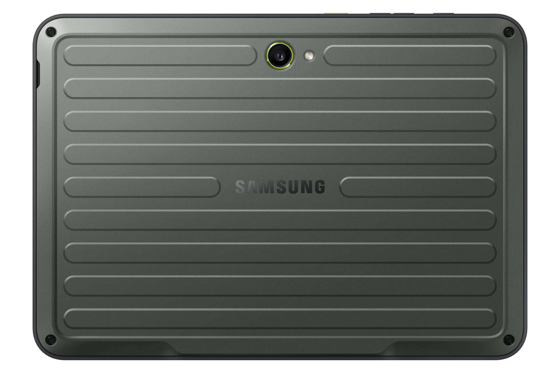 نمای پنل پشت تبلت گلکسی تب اکتیو 5 پرو سامسونگ / Samsung Galaxy Tab Active5 Pro با نمایش لوگو و دوربین پنل پشت