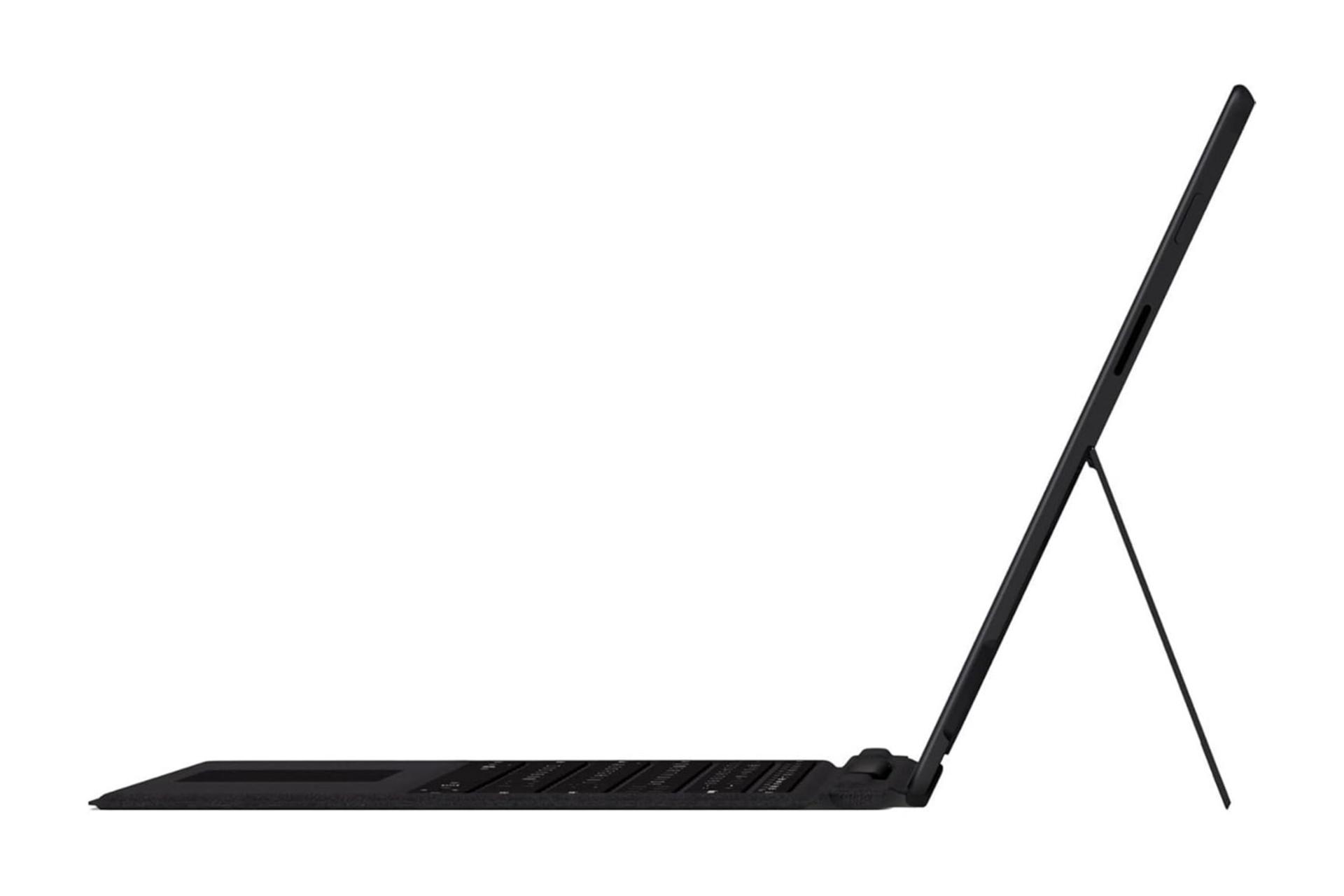 نمای کنار کیبورد مایکروسافت Surface Pro X Keyboard