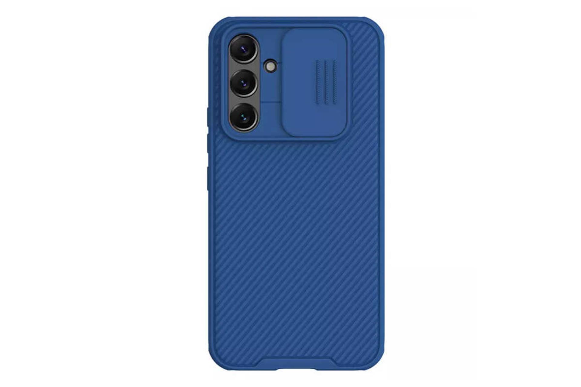 نمای پشت قاب گوشی نیلکین مدل CamShield Pro مناسب سامسونگ Galaxy A54 رنگ آبی