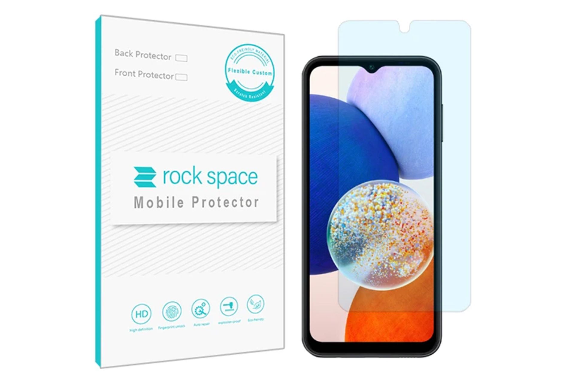 محافظ صفحه نمایش گوشی راک اسپیس مدل HyBLU مناسب سامسونگ Galaxy A14 5G