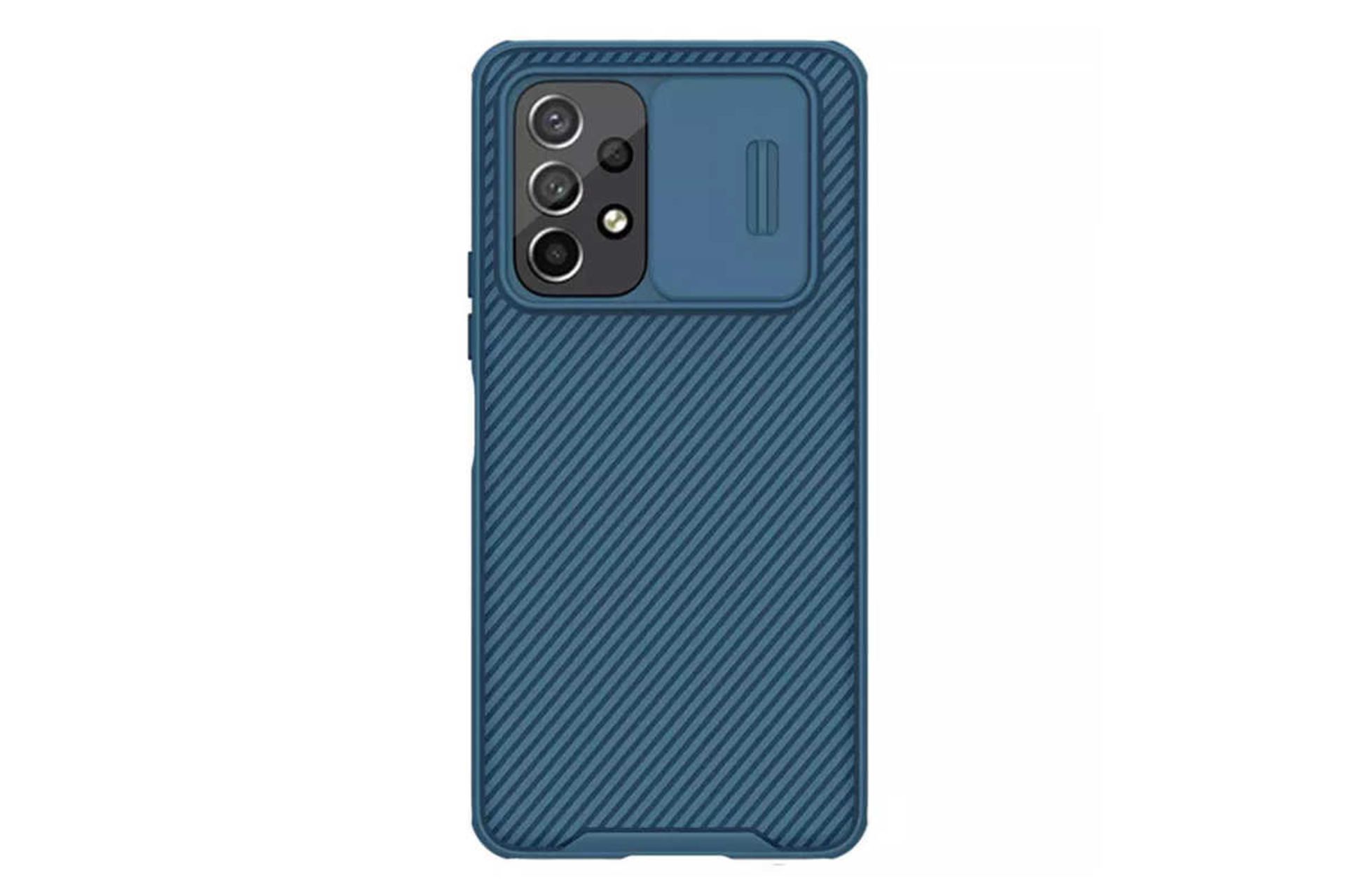 نمای پشت قاب گوشی نیلکین مدل CamShield Pro مناسب سامسونگ Galaxy A53 5G رنگ آبی