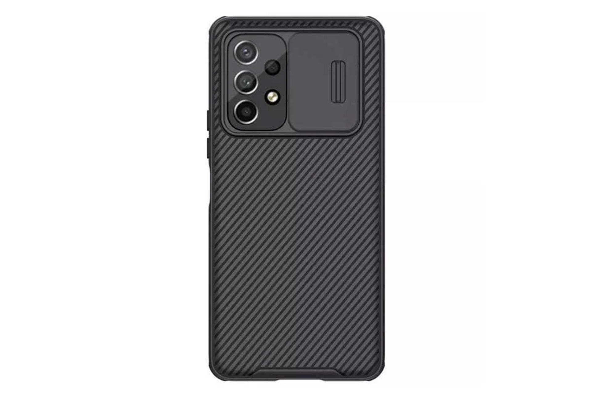 نمای پشت قاب گوشی نیلکین مدل CamShield Pro مناسب سامسونگ Galaxy A53 5G رنگ مشکی