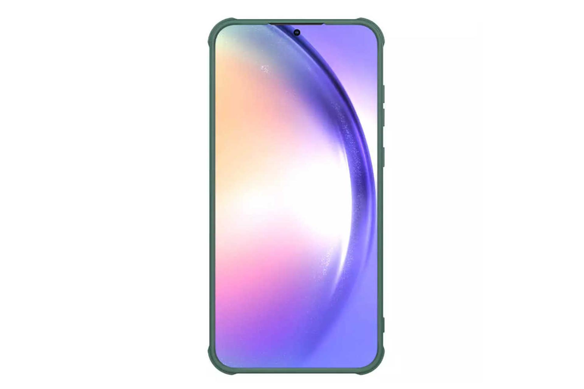نمای بالای قاب گوشی نیلکین مدل Super Frosted Shield Pro مناسب سامسونگ Galaxy A55