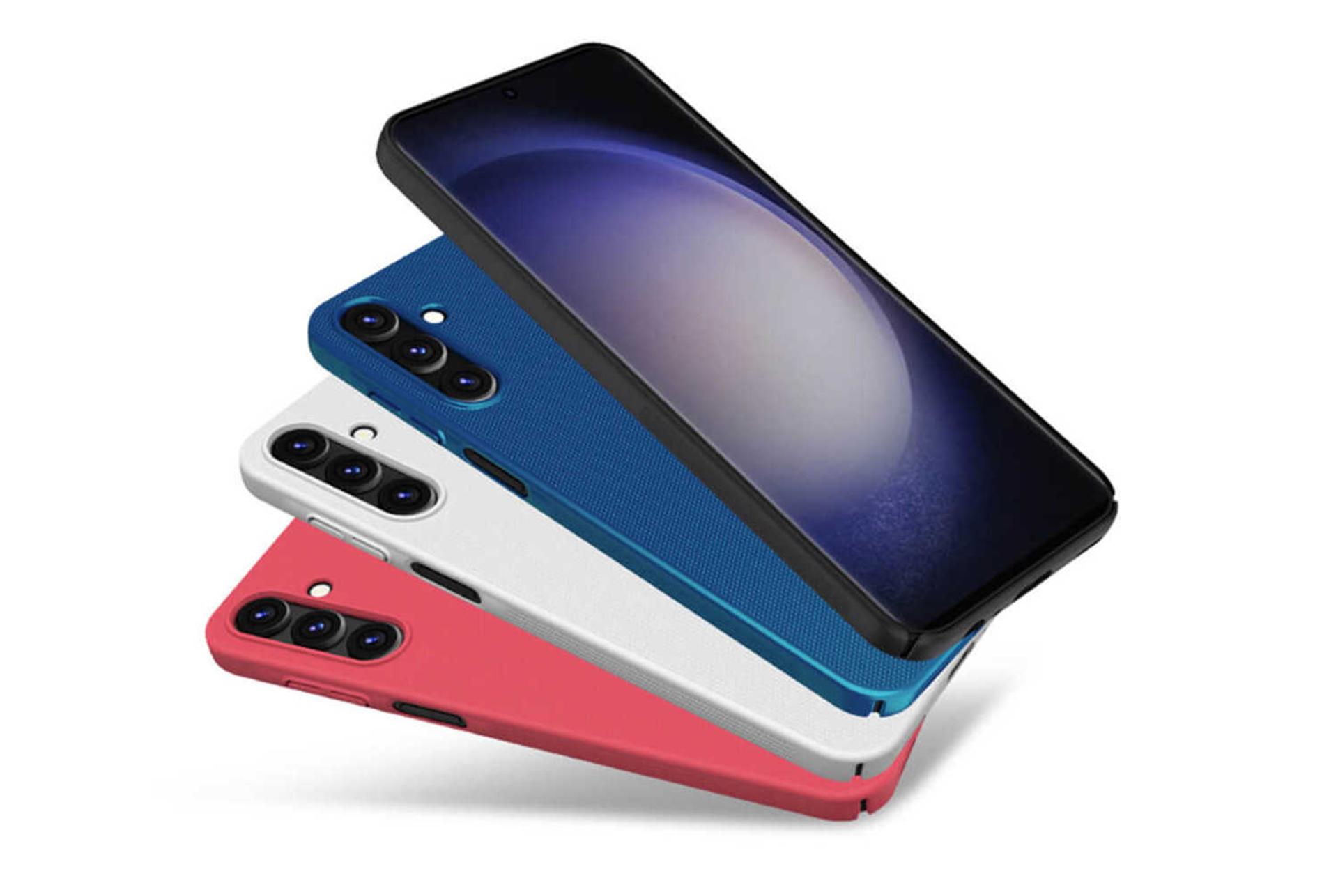 رنگبندی قاب گوشی نیلکین مدل Super Frosted Shield مناسب سامسونگ Galaxy A15 4G / 5G