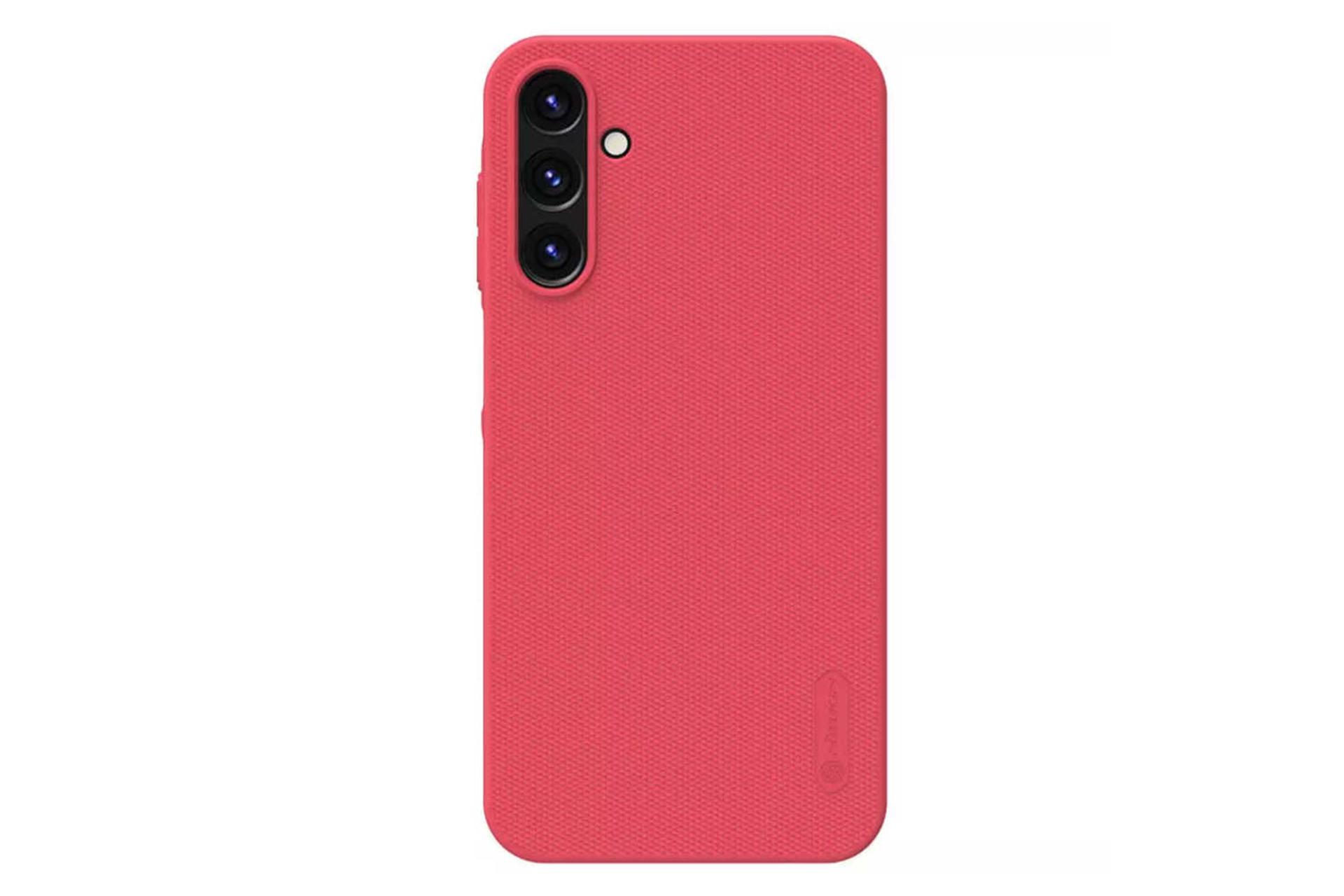 نمای پشت قاب گوشی نیلکین مدل Super Frosted Shield مناسب سامسونگ Galaxy A15 4G / 5G رنگ قرمز