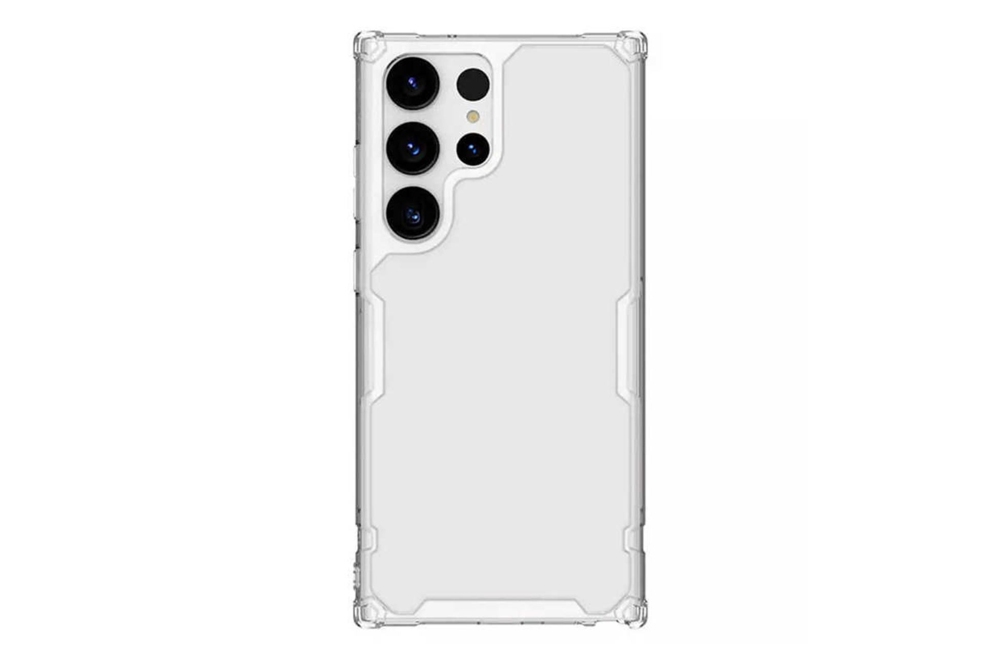 نمای پشت قاب گوشی نیلکین مدل Nature TPU Pro مناسب سامسونگ Galaxy S23 Ultra