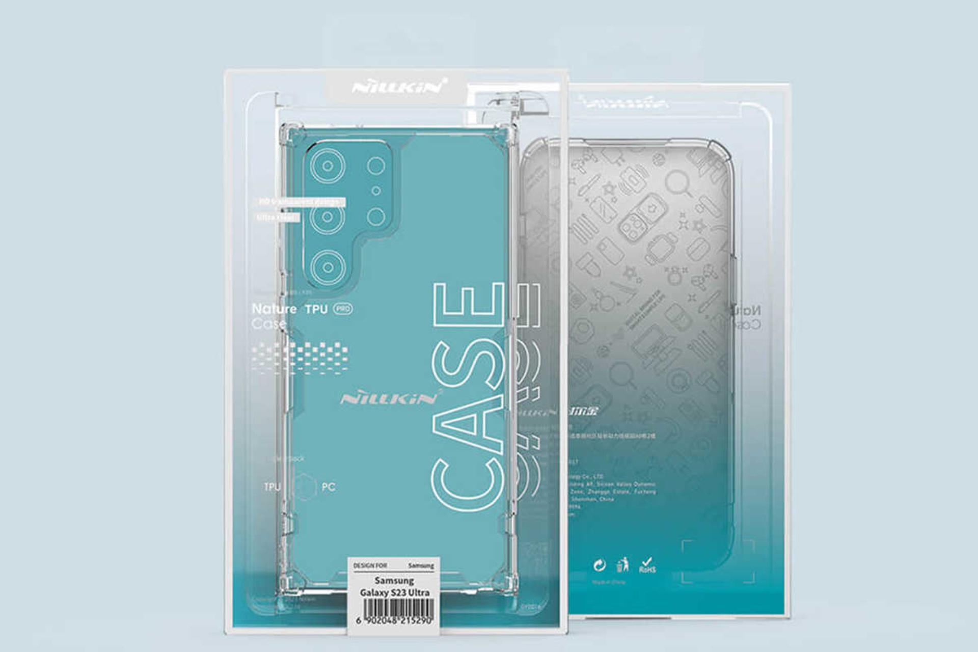 جعبه قاب گوشی نیلکین مدل Nature TPU Pro مناسب سامسونگ Galaxy S23 Ultra