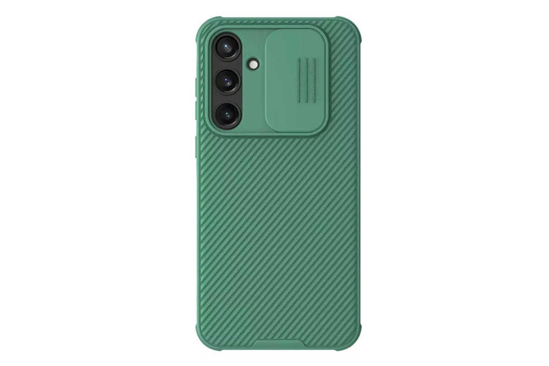 نمای پشت قاب گوشی نیلکین مدل CamShield Pro مناسب سامسونگ Galaxy A35 رنگ سبز