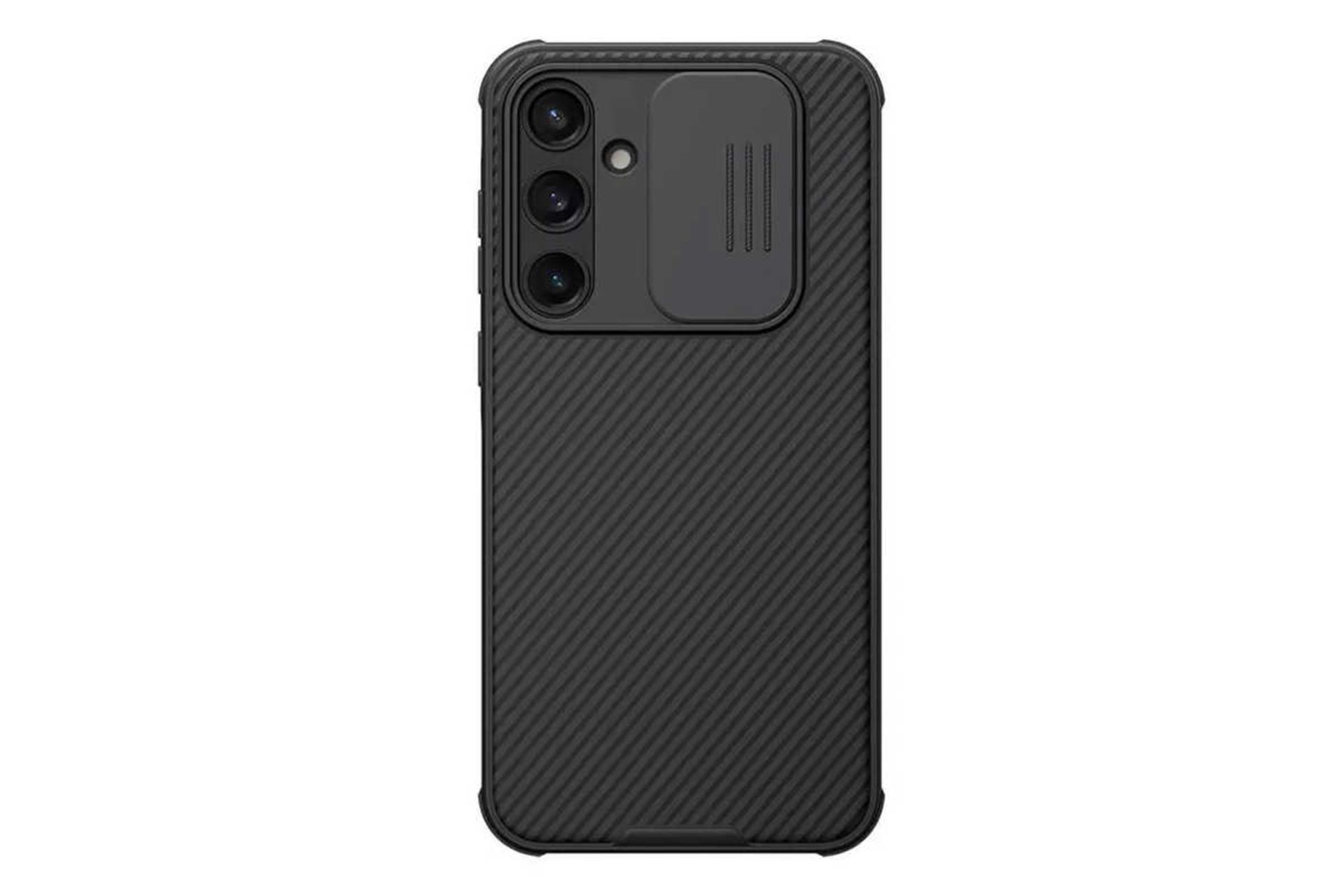 نمای پشت قاب گوشی نیلکین مدل CamShield Pro مناسب سامسونگ Galaxy A35 رنگ مشکی