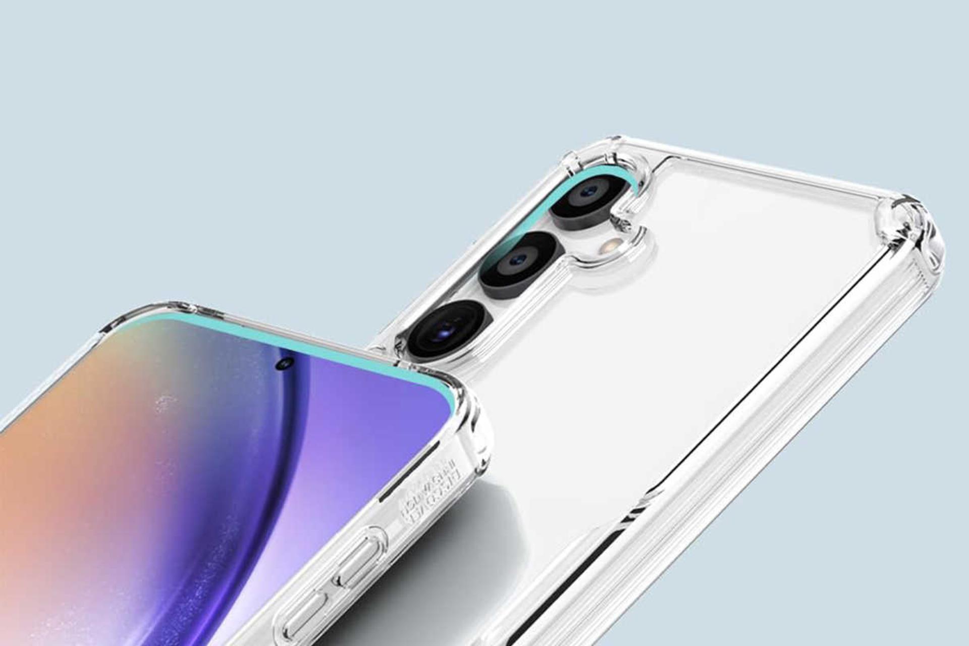 لبه های محافظ قاب گوشی نیلکین مدل Nature TPU Pro مناسب سامسونگ Galaxy A55