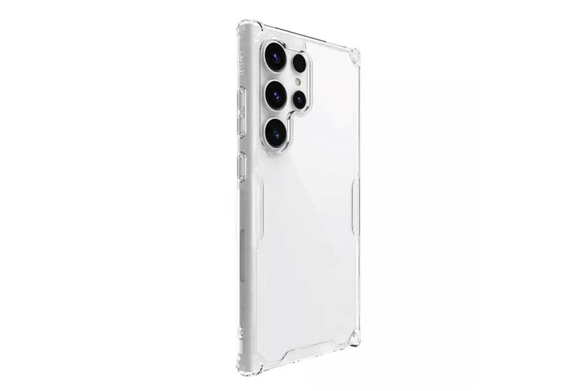 نمای سمت چپ قاب گوشی نیلکین مدل Nature TPU Pro Magnetic مناسب سامسونگ Galaxy S24 Ultra