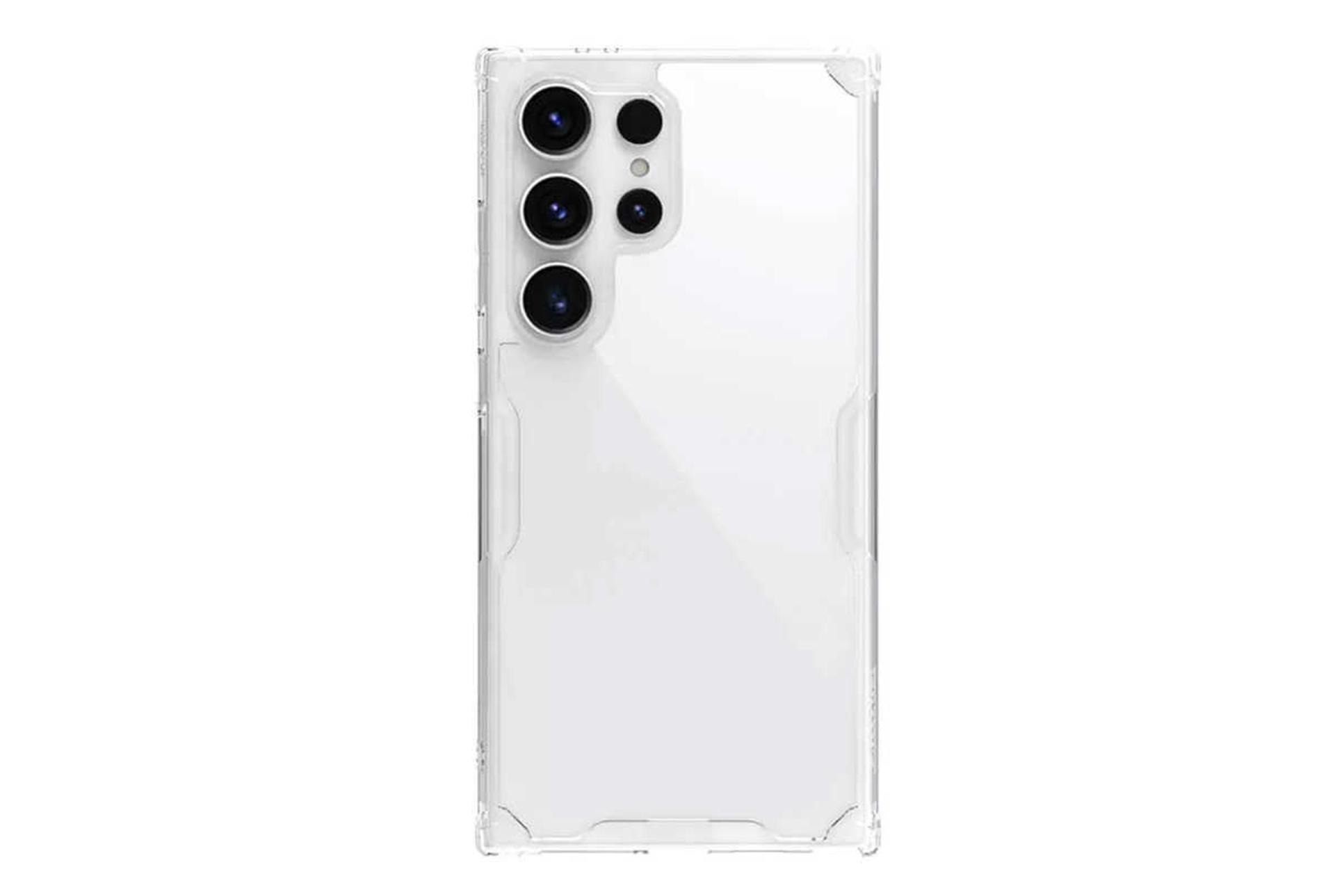 نمای پشت قاب گوشی نیلکین مدل Nature TPU Pro Magnetic مناسب سامسونگ Galaxy S24 Ultra