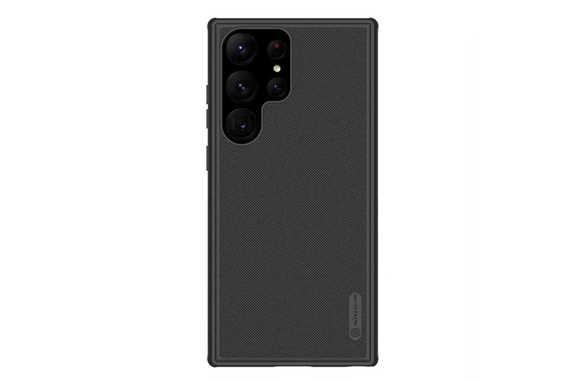 نمای پشت قاب گوشی نیلکین مدل Super Frosted Shield Pro مناسب سامسونگ Galaxy S23 Ultra رنگ مشکی