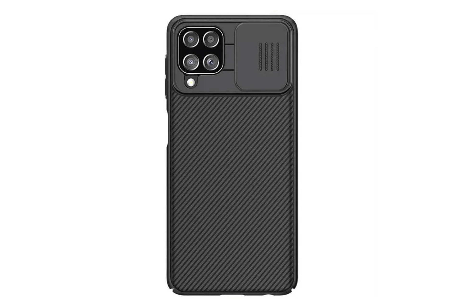 نمای پشت قاب گوشی نیلکین مدل CamShield مناسب سامسونگ Galaxy A22 4G رنگ مشکی