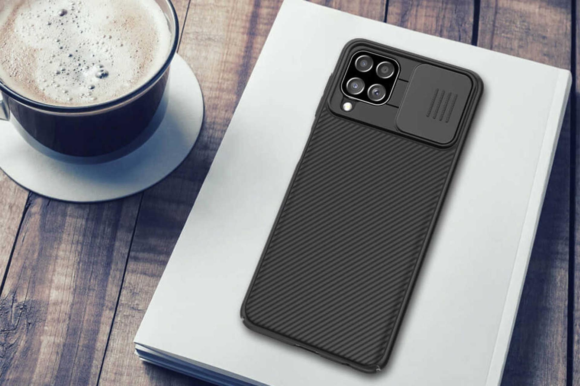 نمای بالای قاب گوشی نیلکین مدل CamShield مناسب سامسونگ Galaxy A22 4G