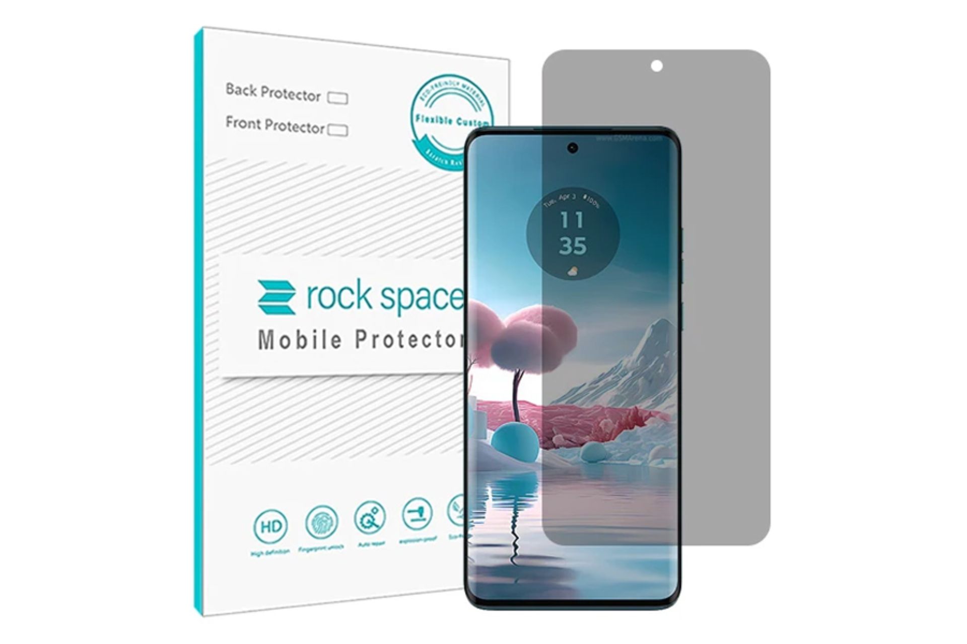 محافظ صفحه نمایش گوشی راک اسپیس مدل HyPRV مناسب موتورولا Edge 40 Neo