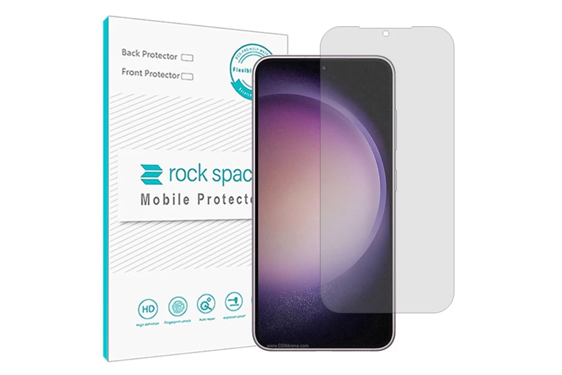 محافظ صفحه نمایش گوشی راک اسپیس مدل HyGEL مناسب سامسونگ Galaxy S23