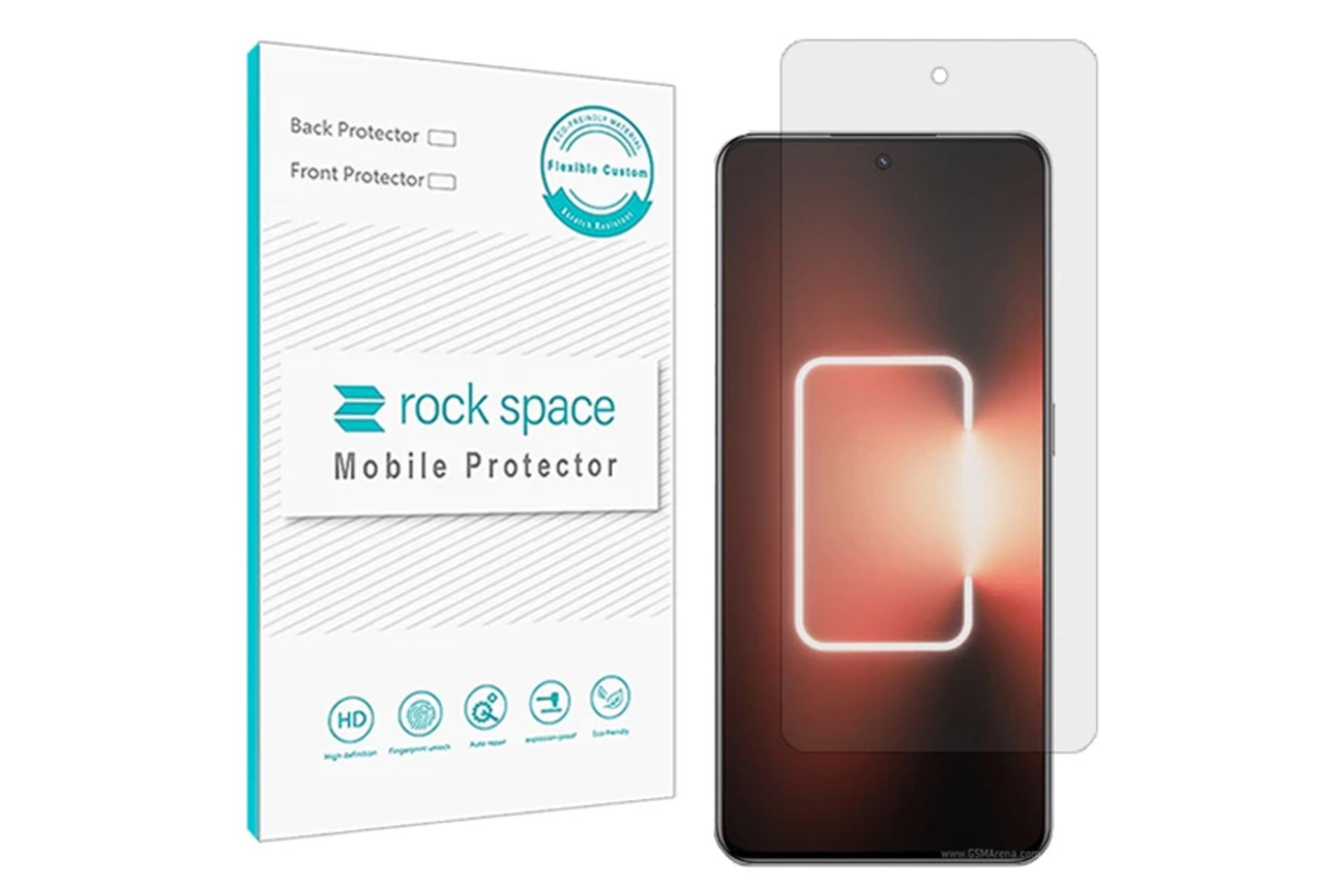 محافظ صفحه نمایش گوشی راک اسپیس مدل HGL مناسب ریلمی GT3