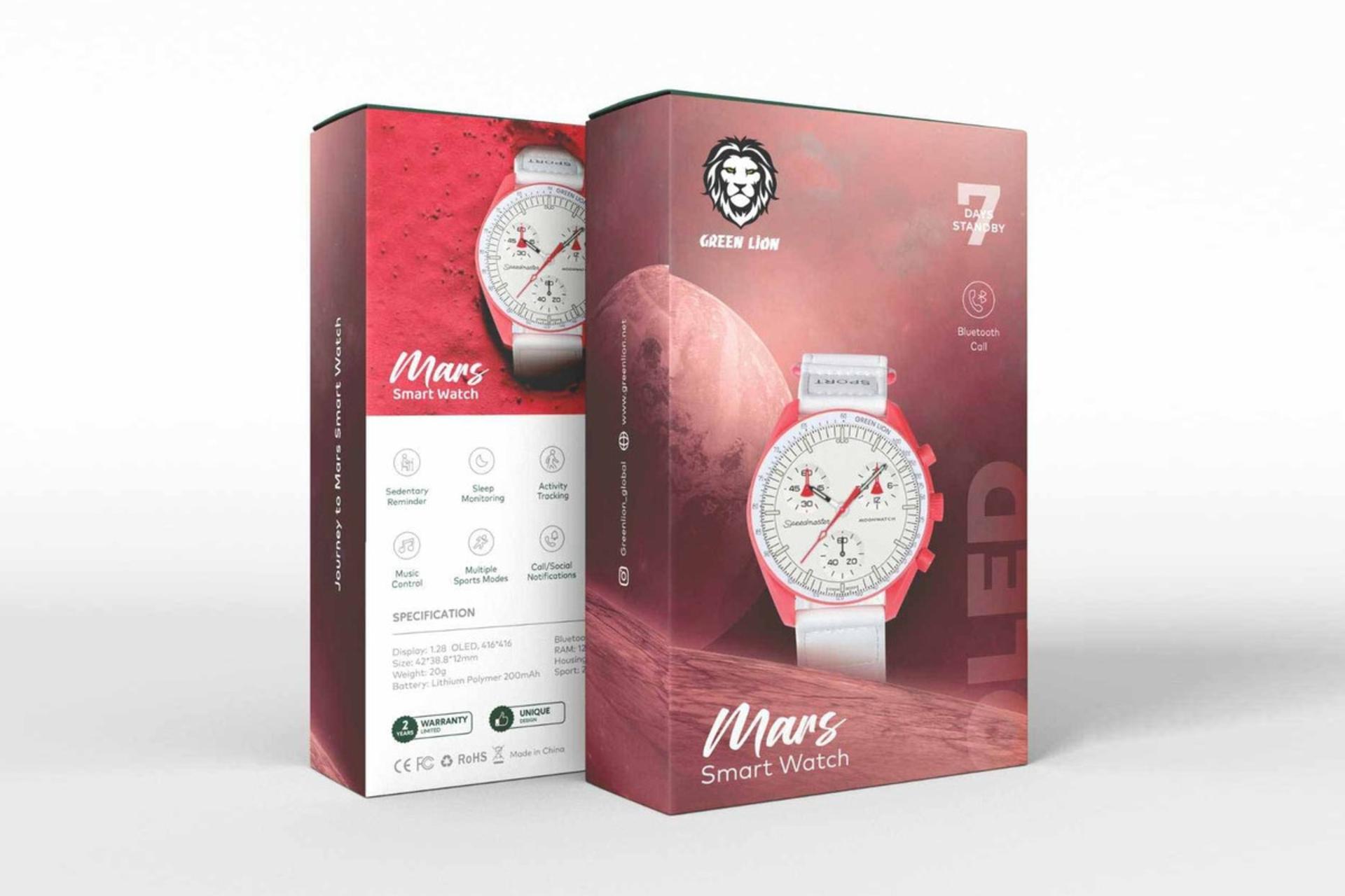 جعبه ساعت هوشمند گرین لیون Green Lion Mars