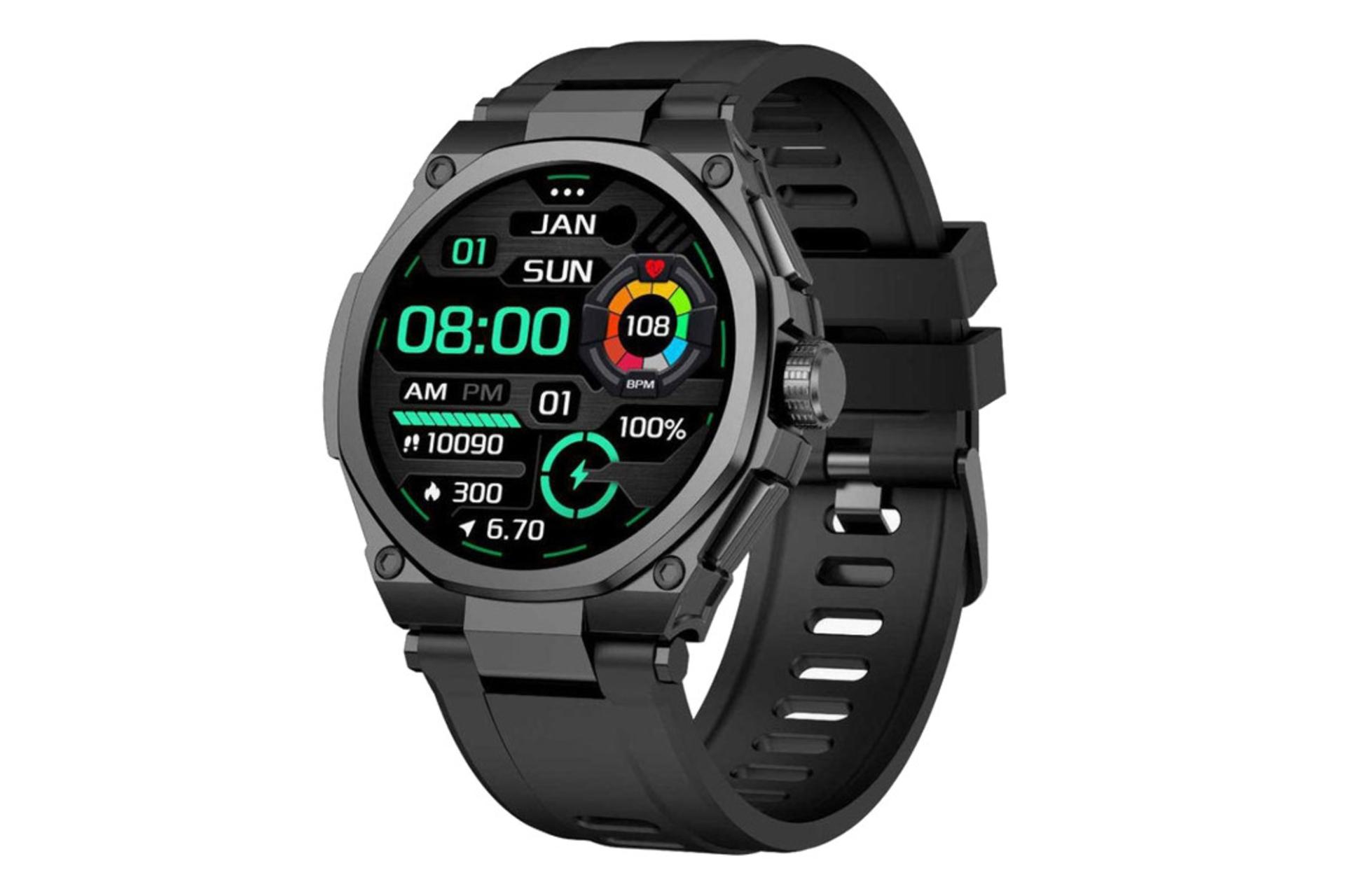 ساعت هوشمند گرین لیون Green Lion Grand Smart مشکی