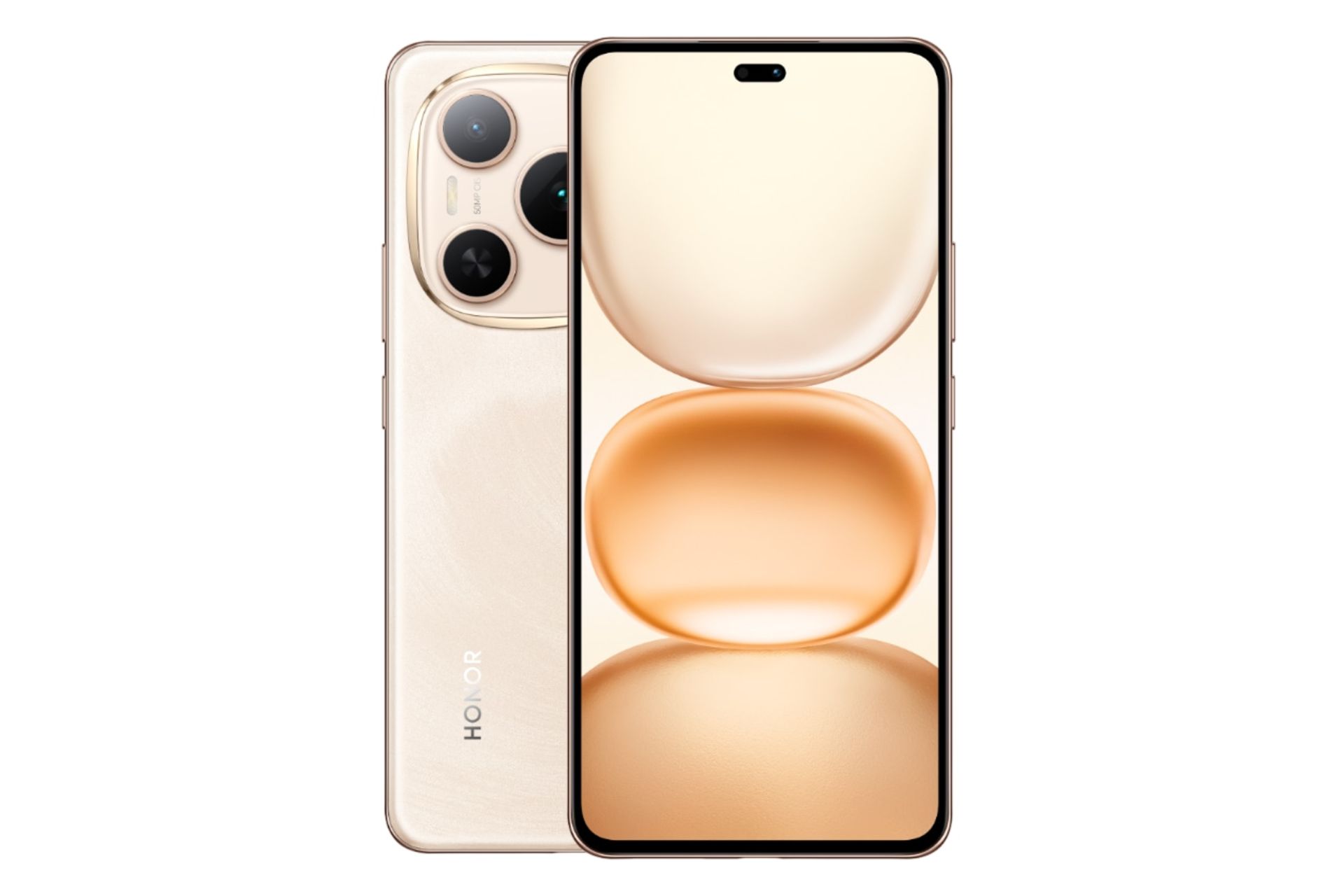 پنل جلو و پشت گوشی موبایل آنر پاور طلایی / HONOR Power