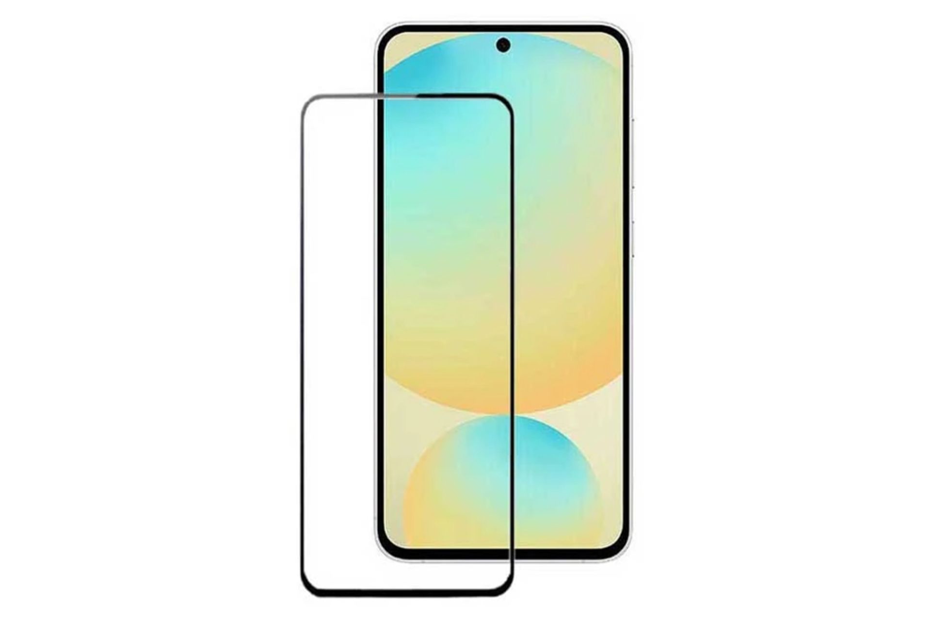 شفافیت محافظ صفحه نمایش گوشی بوف مدل 5D مناسب سامسونگ Galaxy S24 FE / A55 / A35