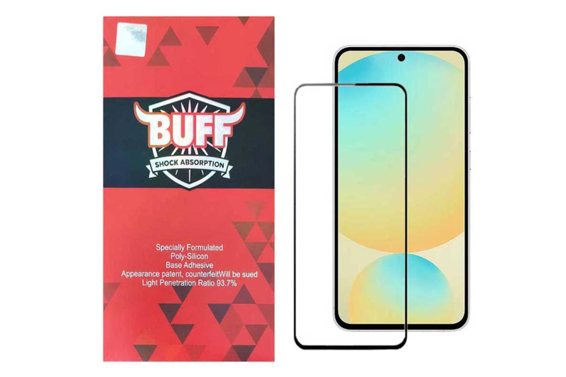 محافظ صفحه نمایش گوشی بوف مدل 5D مناسب سامسونگ Galaxy S24 FE / A55 / A35