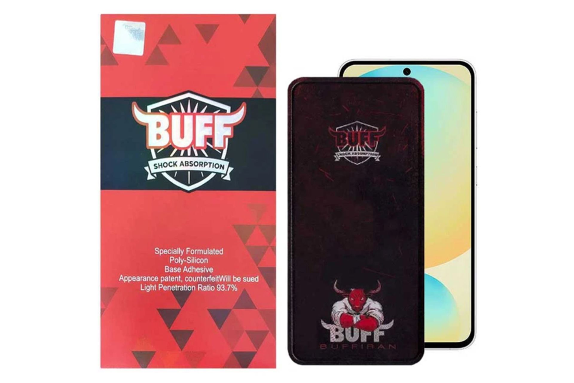 محافظ صفحه نمایش گوشی بوف مدل Muscle-Bull مناسب سامسونگ Galaxy S24 FE / A55 / A35