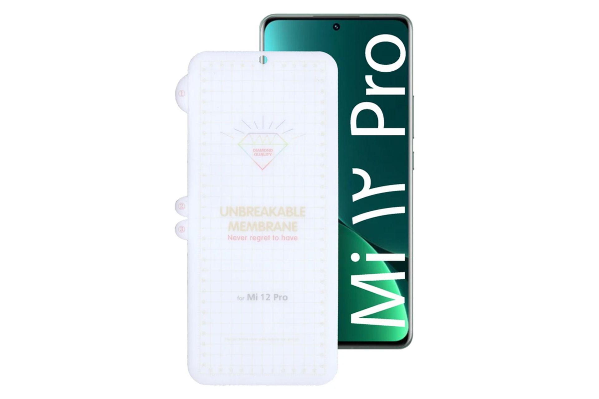 شفافیت محافظ صفحه نمایش گوشی بوف مدل Hydrogel مناسب شیائومی 12 Pro