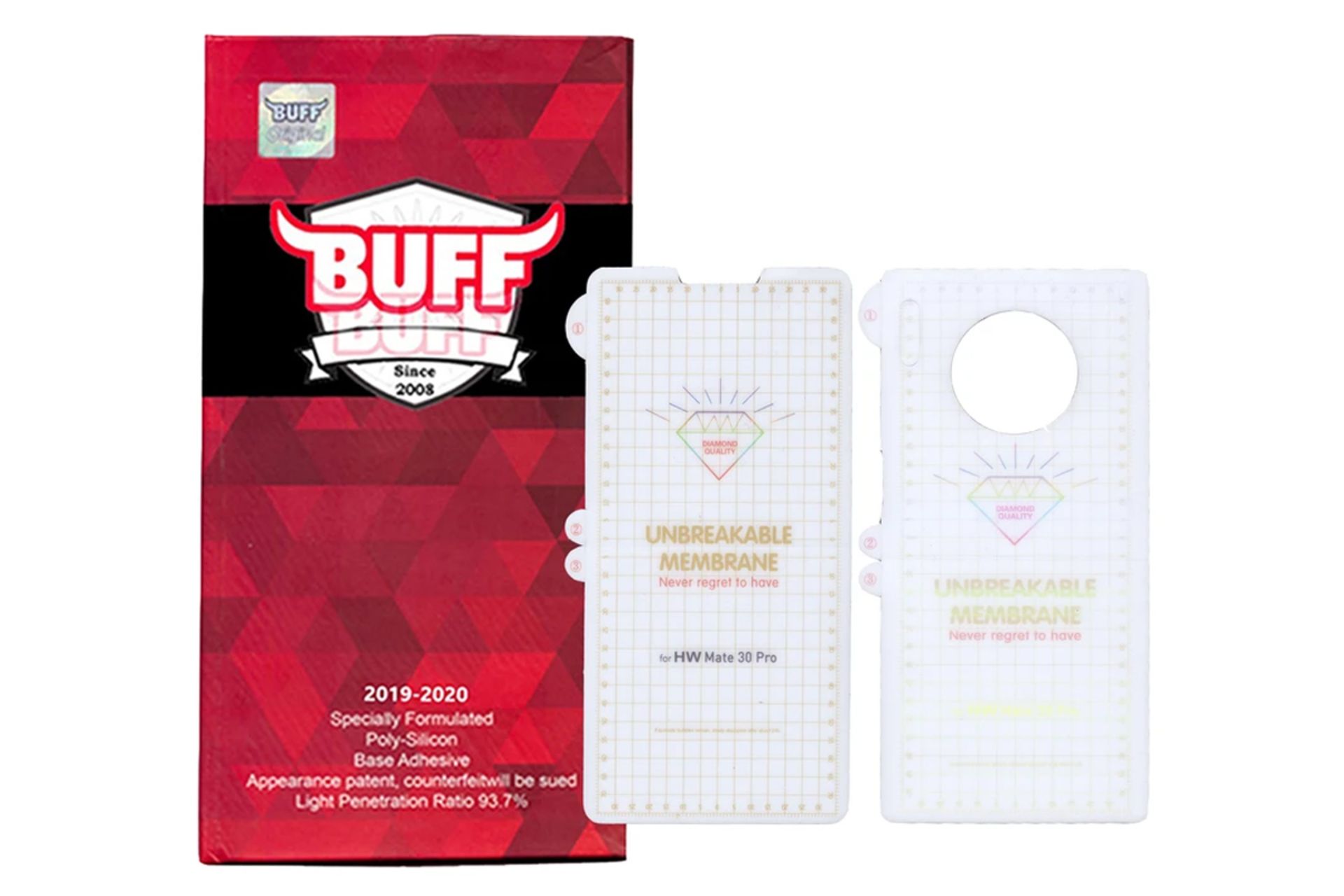 محافظ صفحه نمایش گوشی بوف مدل Hg01 مناسب هواوی Mate 30 Pro به همراه محافظ پشت گوشی