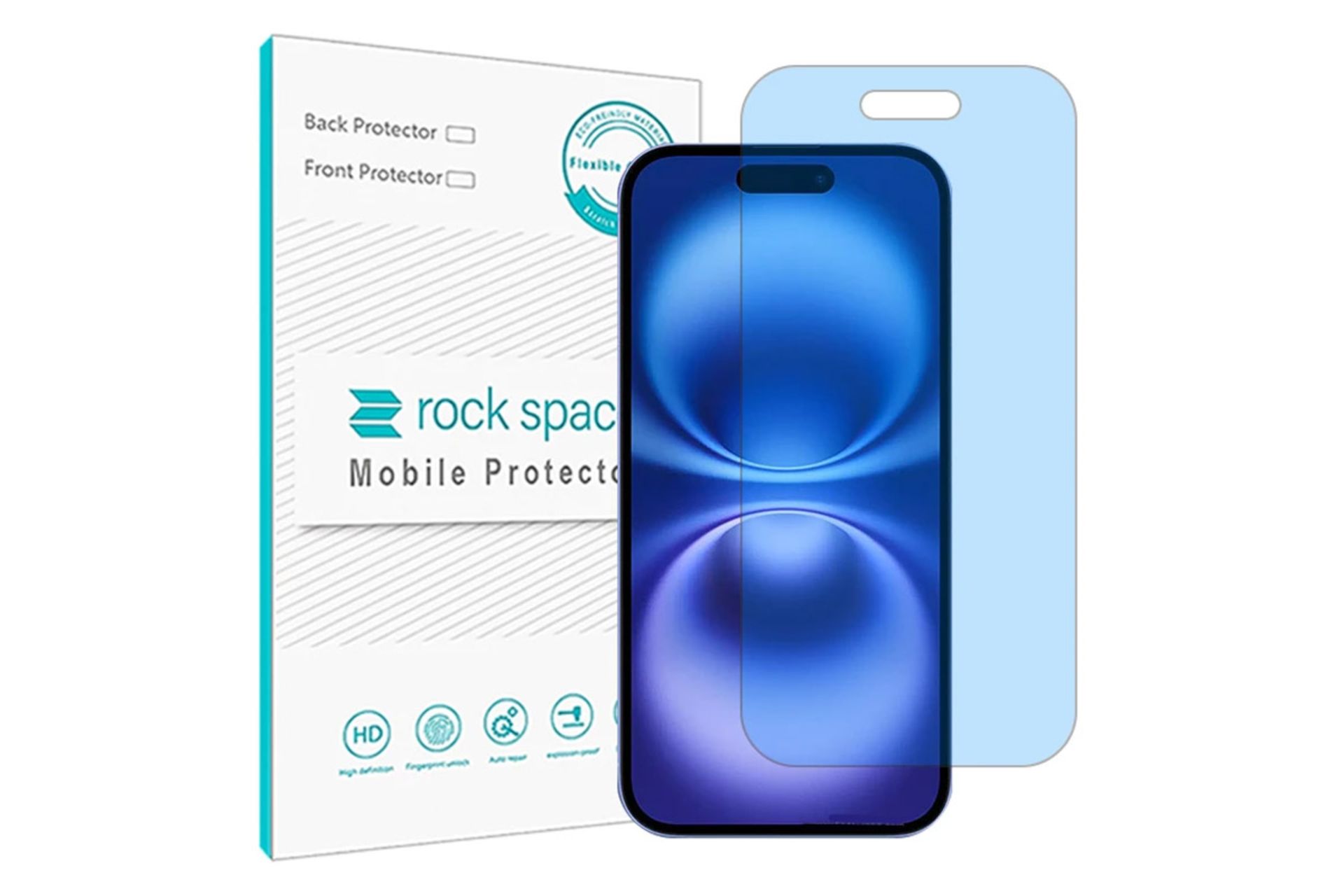 محافظ صفحه نمایش گوشی راک اسپیس مدل Resistant مناسب اپل iPhone 16