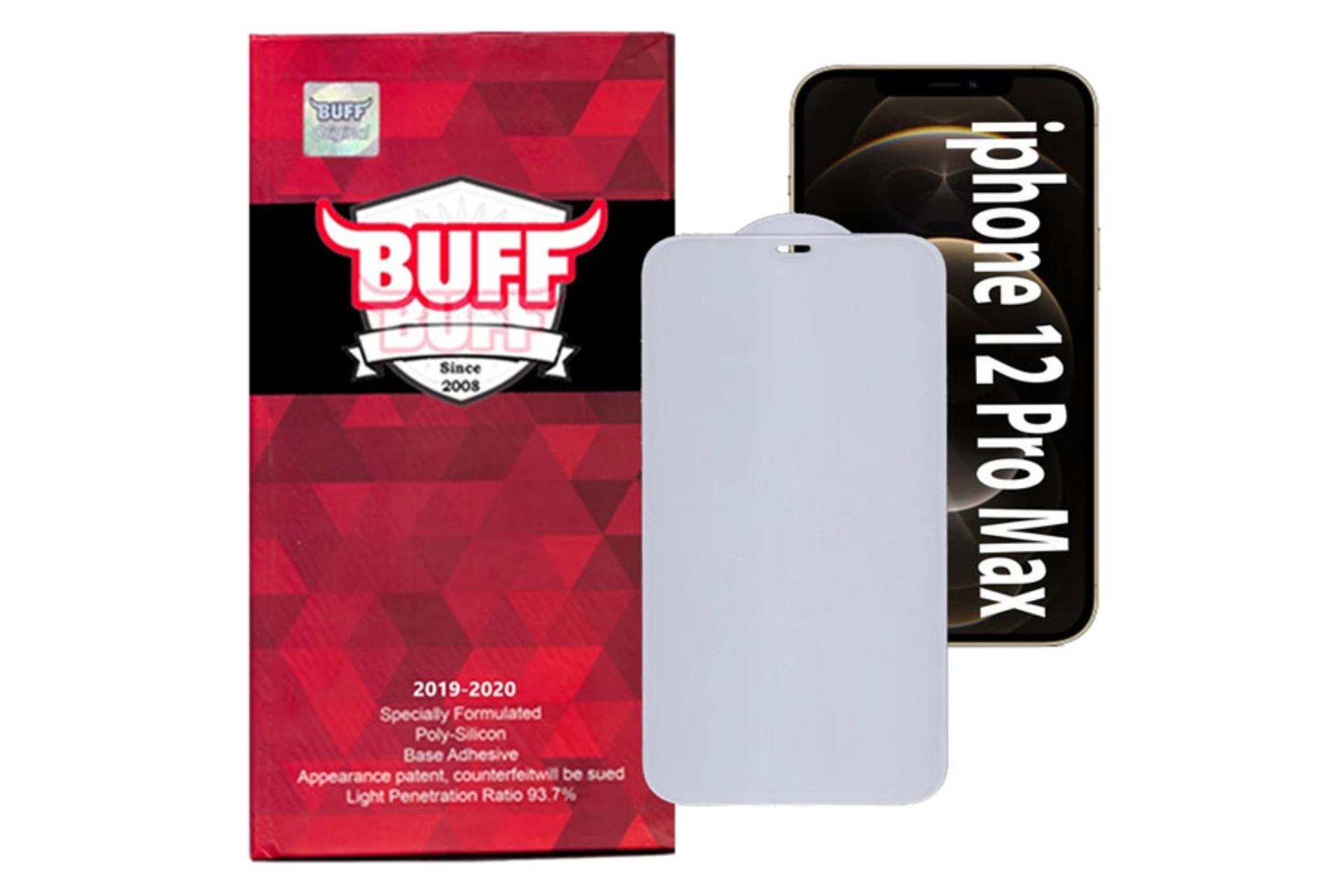 شفافیت محافظ صفحه نمایش گوشی بوف مدل FP33 مناسب اپل iPhone 12 Pro Max