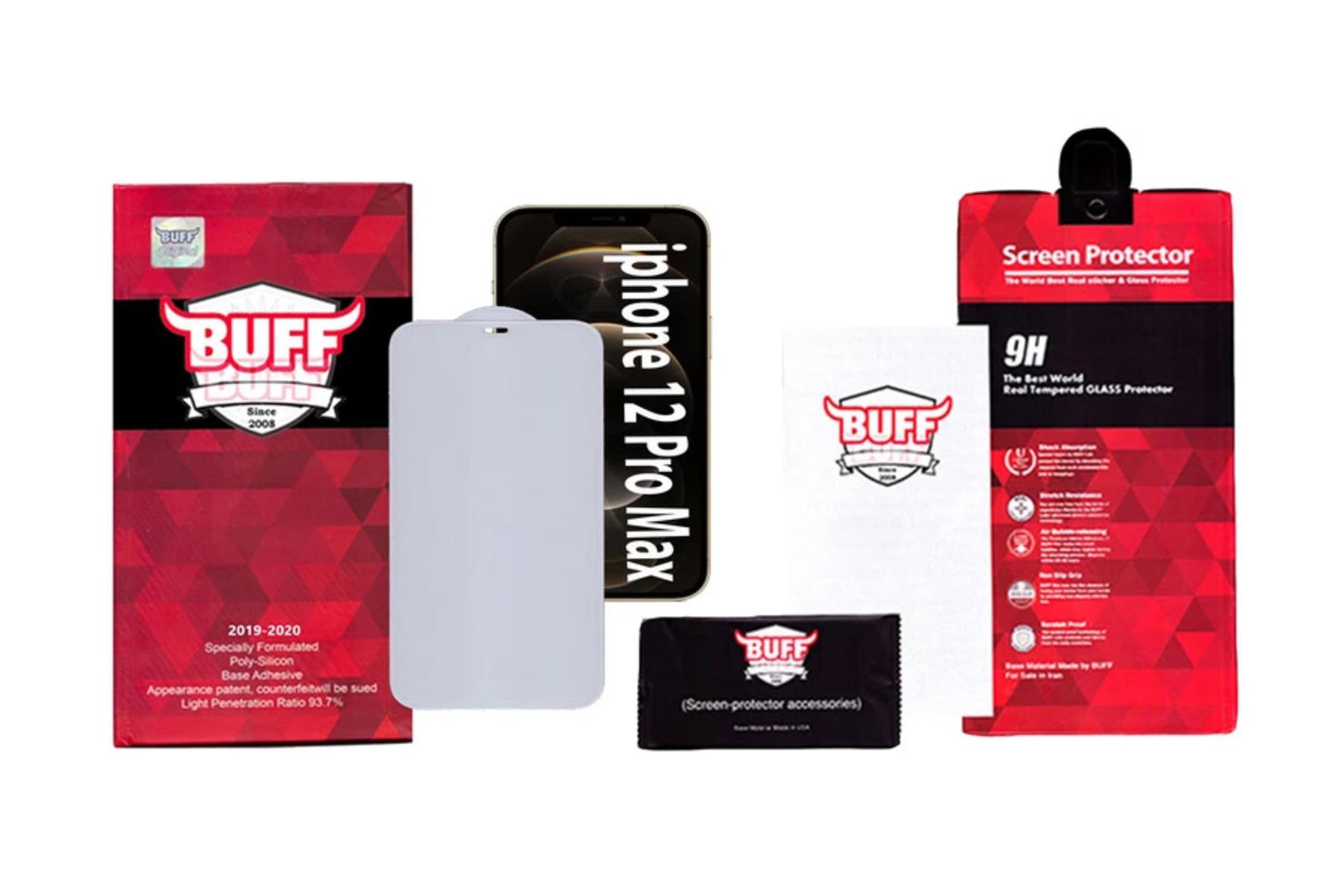 محافظ صفحه نمایش گوشی بوف مدل FP33 مناسب اپل iPhone 12 Pro Max