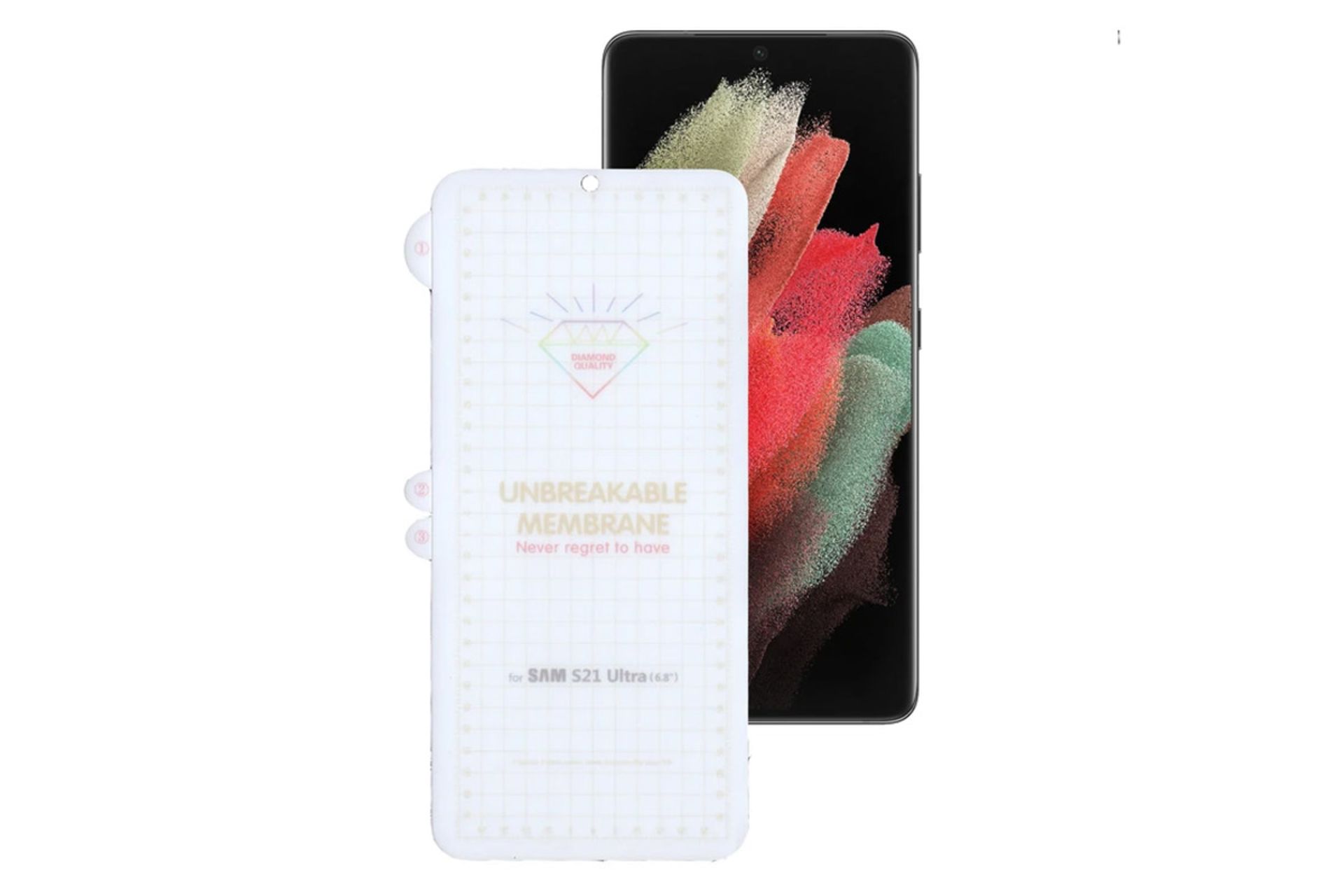 شفافیت محافظ صفحه نمایش گوشی بوف مدل Hg01 مناسب سامسونگ Galaxy S21 Ultra