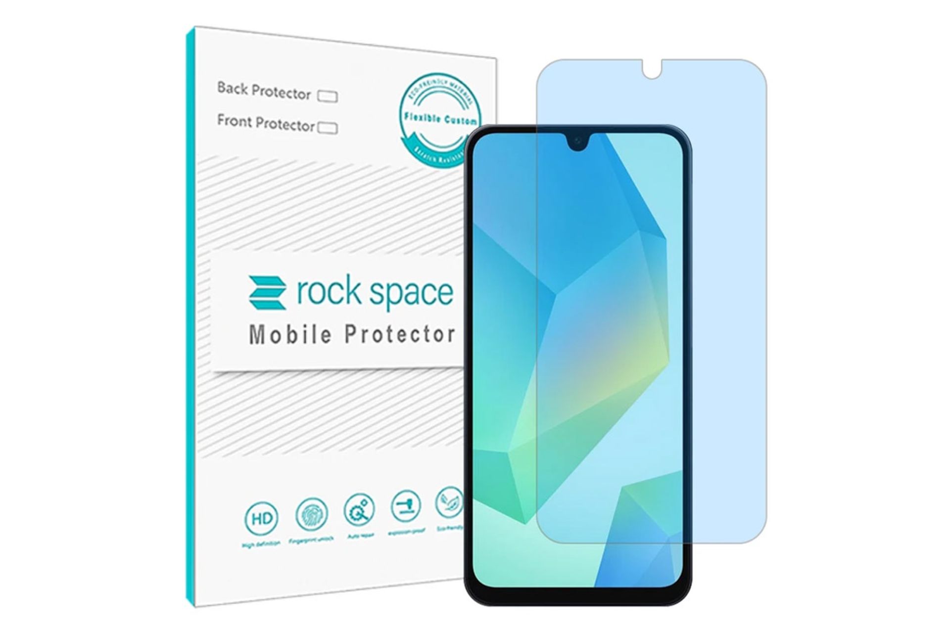 محافظ صفحه نمایش گوشی راک اسپیس مدل Resistant مناسب سامسونگ Galaxy A16