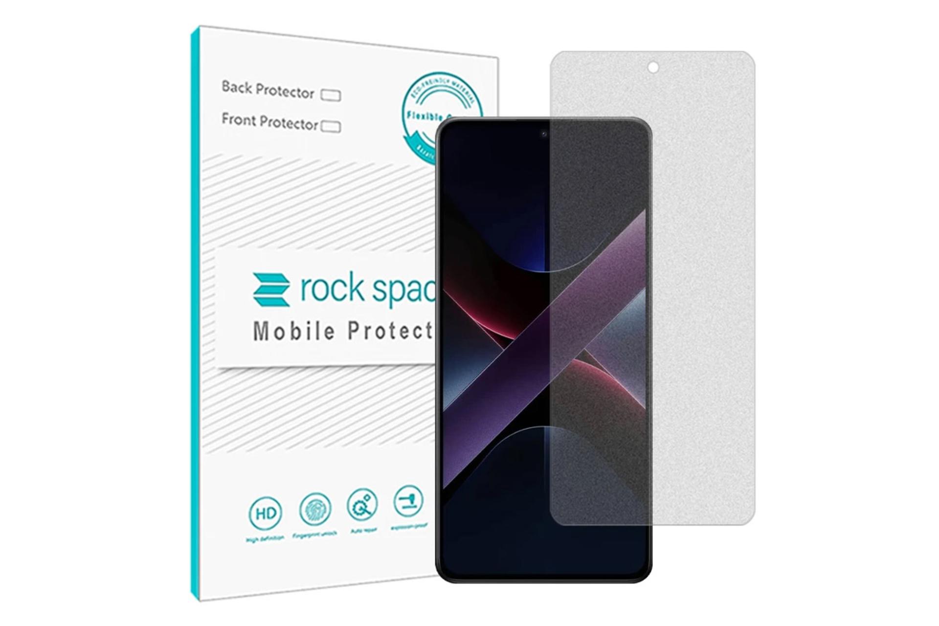 مرجع متخصصين ايران محافظ صفحه نمايش موبايل راك اسپيس مدل گيمينگ Resistant مناسب شيائومي Poco X7 Pro