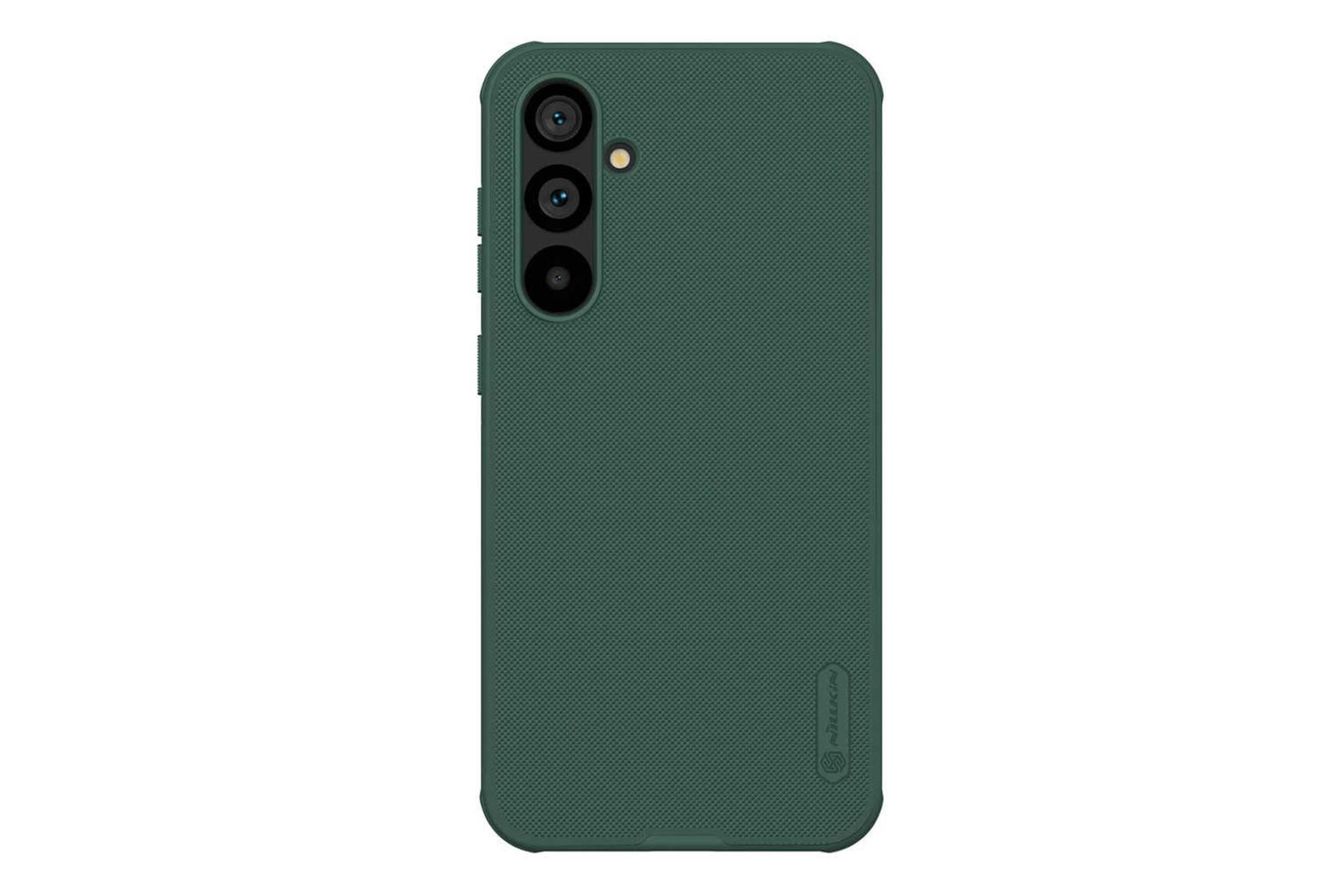 نمای پشت قاب گوشی نیلکین مدل Super Frosted Shield Pro مناسب سامسونگ Galaxy S23 FE رنگ سبز
