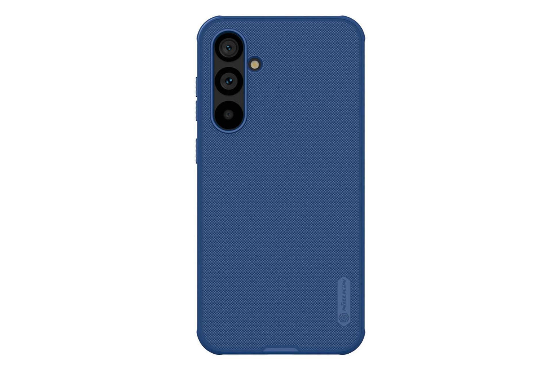 نمای پشت قاب گوشی نیلکین مدل Super Frosted Shield Pro مناسب سامسونگ Galaxy S23 FE رنگ آبی
