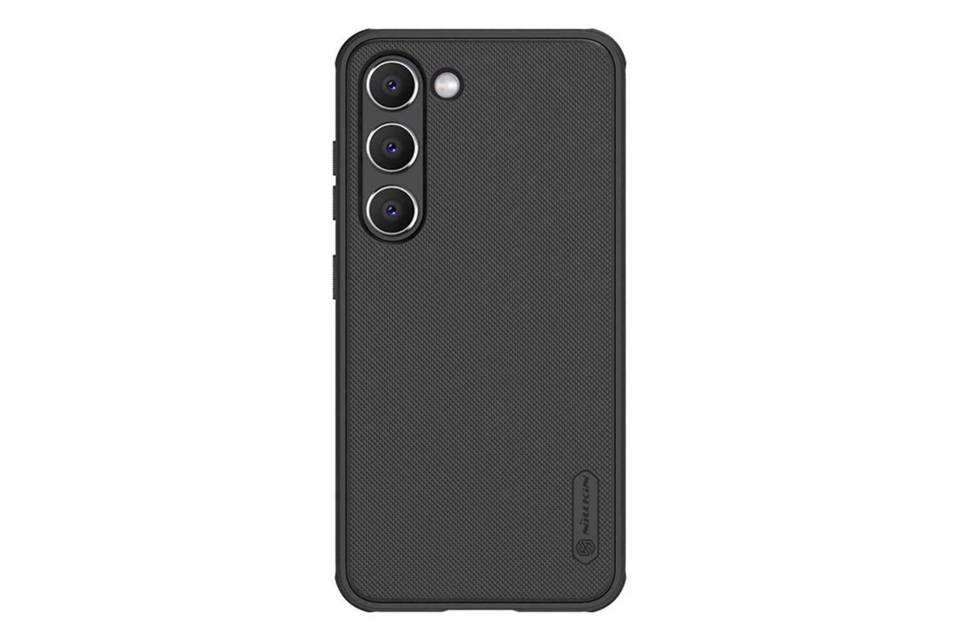 نمای پشت قاب گوشی نیلکین مدل Super Frosted Shield Pro مناسب سامسونگ Galaxy S23 Plus رنگ مشکی