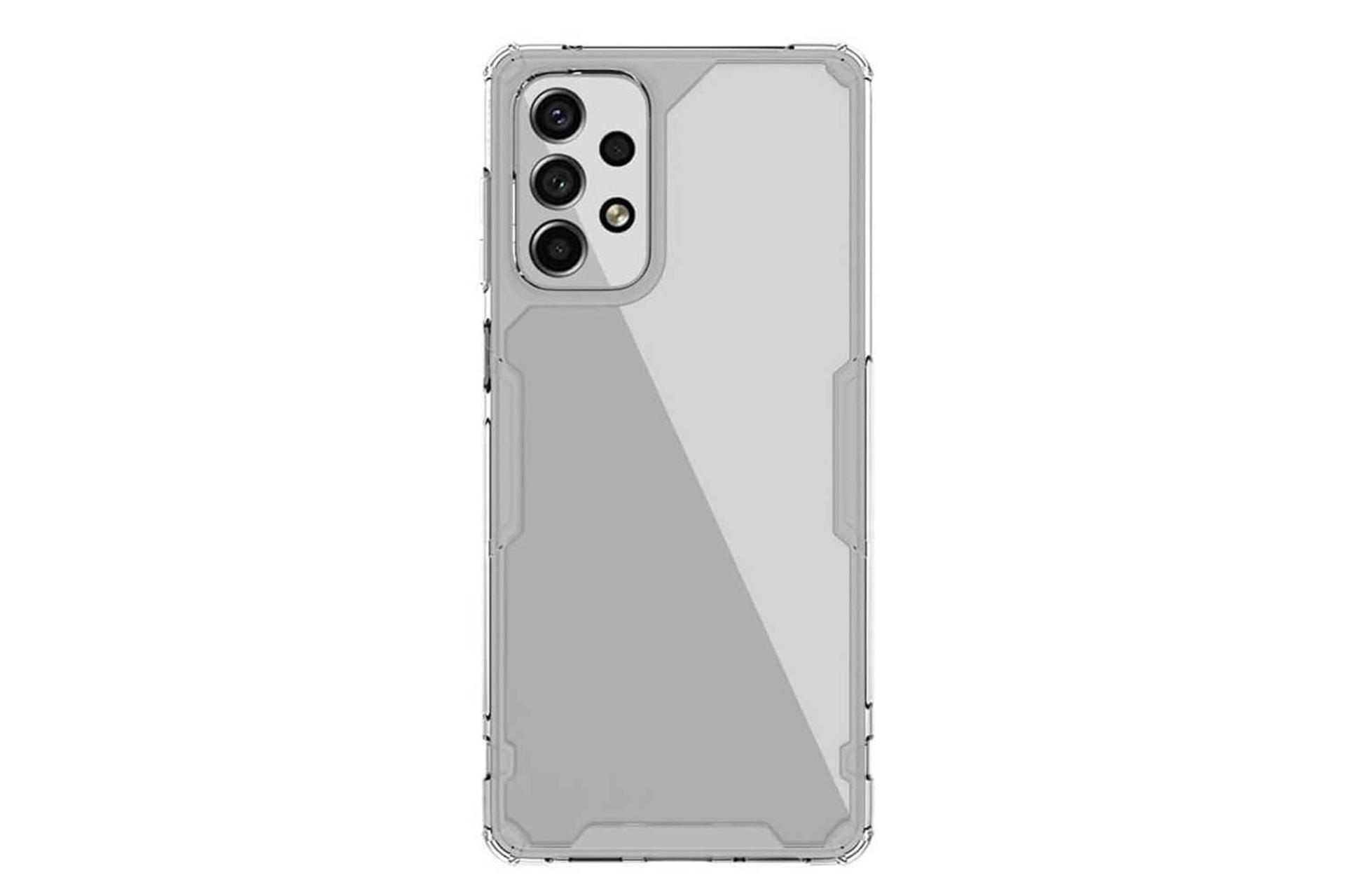 نمای پشت قاب گوشی نیلکین مدل Nature TPU Pro مناسب سامسونگ Galaxy A53 5G رنگ سفید