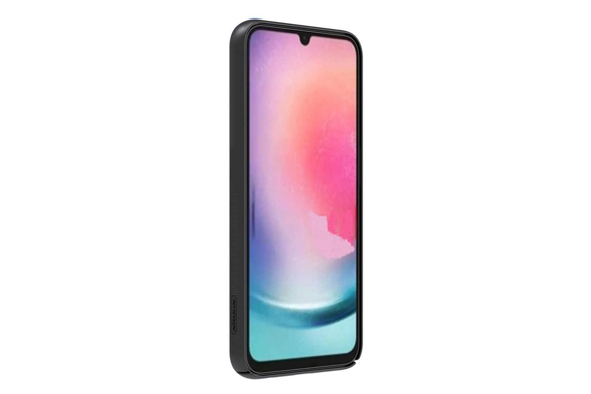 نمای سمت چپ قاب گوشی نیلکین مدل CamShield مناسب سامسونگ Galaxy A24 4G