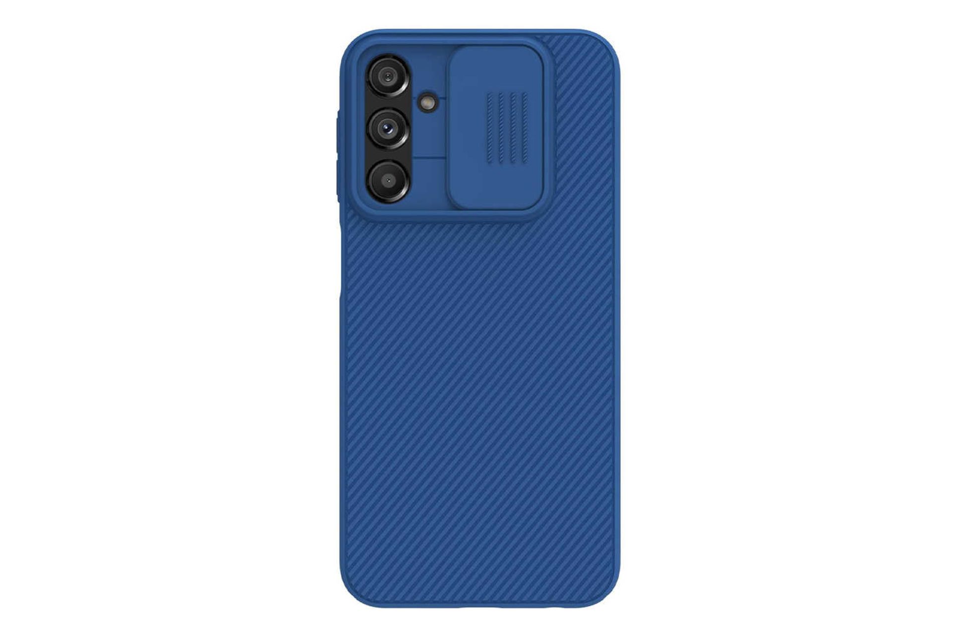 نمای پشت قاب گوشی نیلکین مدل CamShield مناسب سامسونگ Galaxy A24 4G رنگ آبی