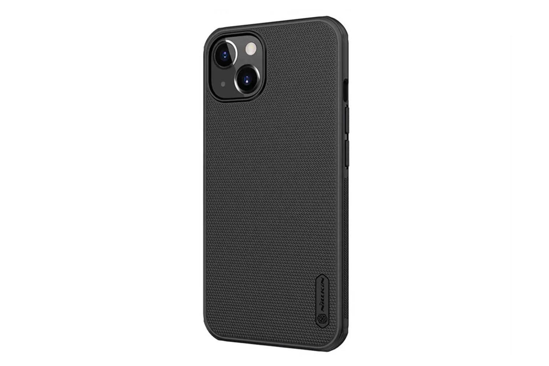 نمای سمت راست قاب گوشی نیلکین مدل Super Frosted Shield Pro مناسب اپل iPhone 13 رنگ مشکی
