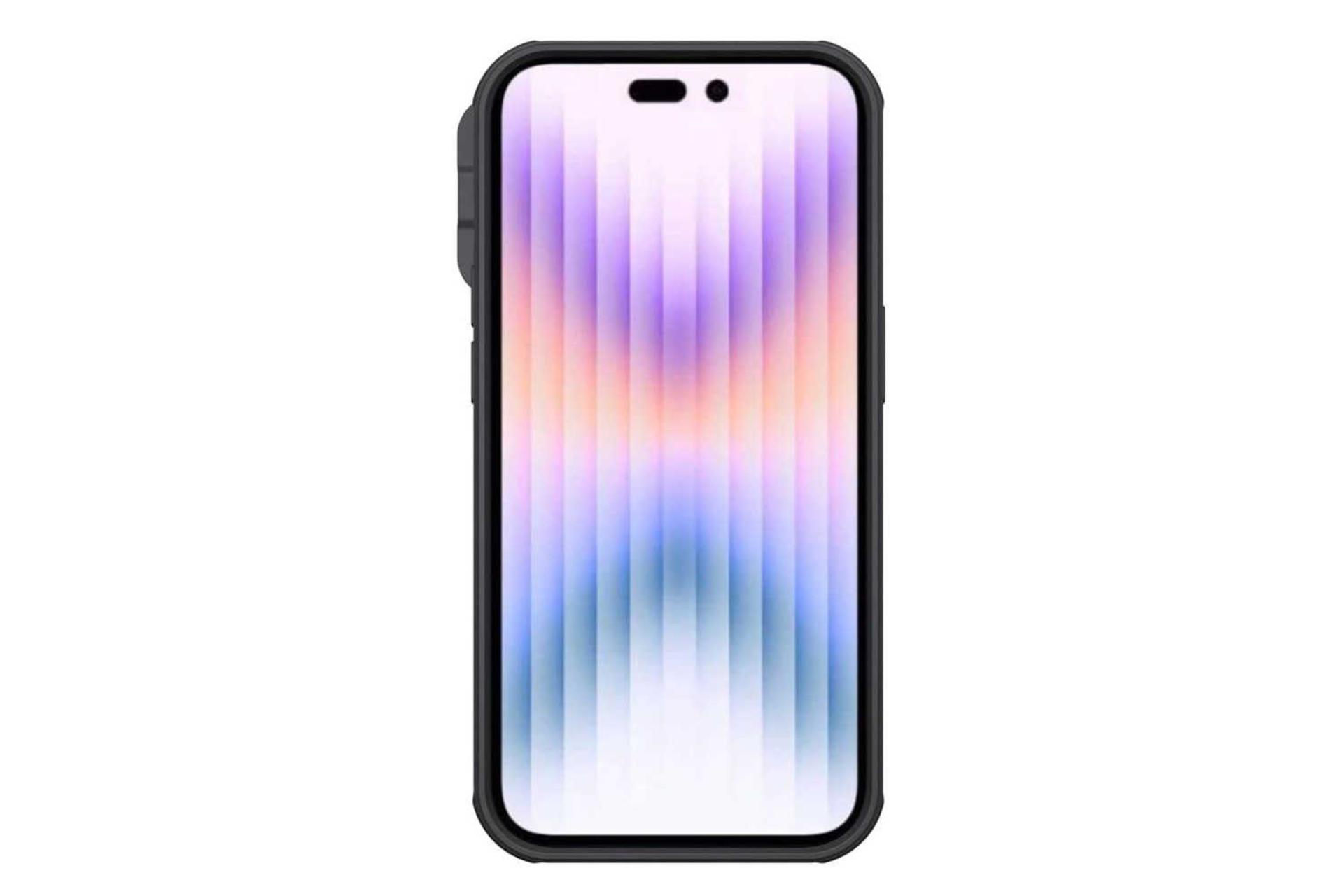 نمای بالای قاب گوشی نیلکین مدل CamShield Pro مناسب اپل iPhone 14 Pro