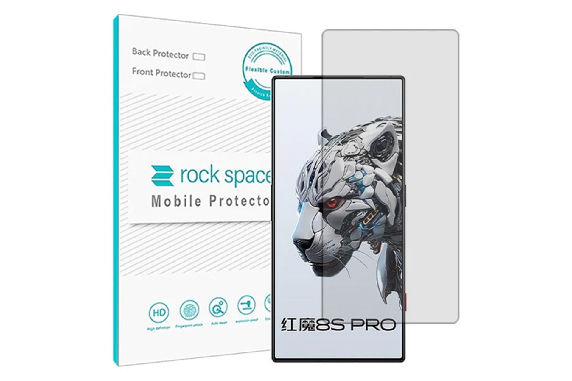 محافظ صفحه نمایش گوشی راک اسپیس مدل HyGEL مناسب زد تی ای nubia Red Magic 8S Pro Plus