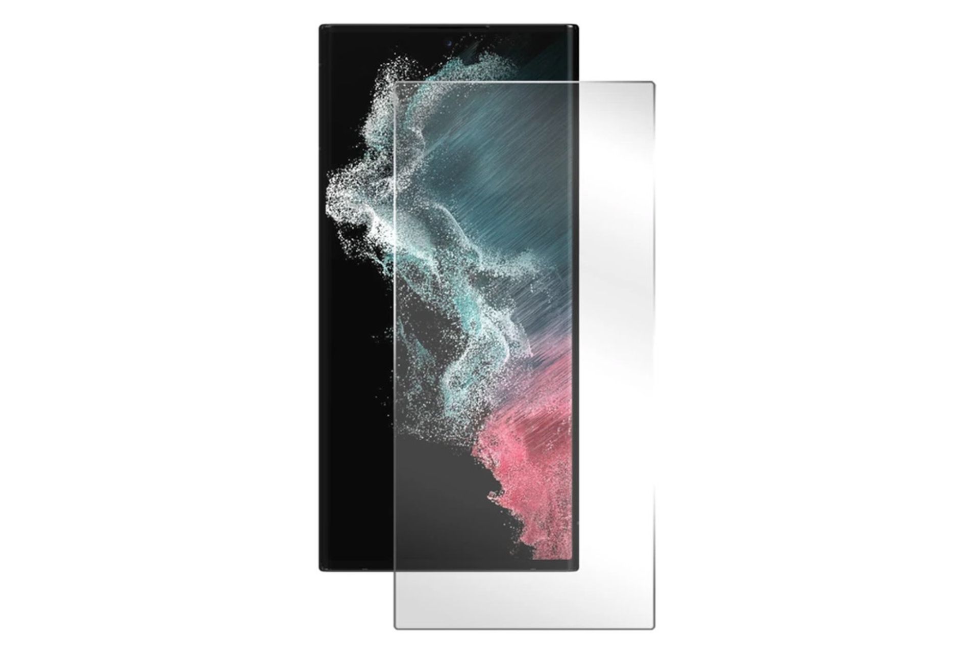 شفافیت محافظ صفحه نمایش گوشی راک اسپیس مدل 180L-01Y مناسب سامسونگ Galaxy S22 Ultra 5G